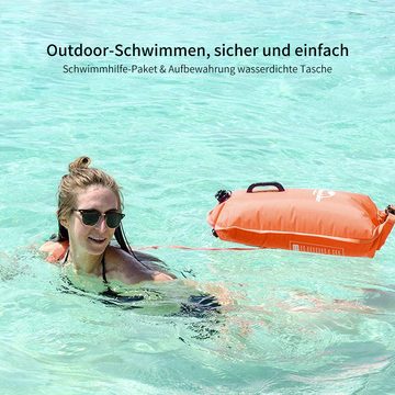 Naturehike Schwimmhilfe Aufblasbare Schwimmboje, 28L Wasserdichter Trockensack, Reißfest, Reibungsbeständig