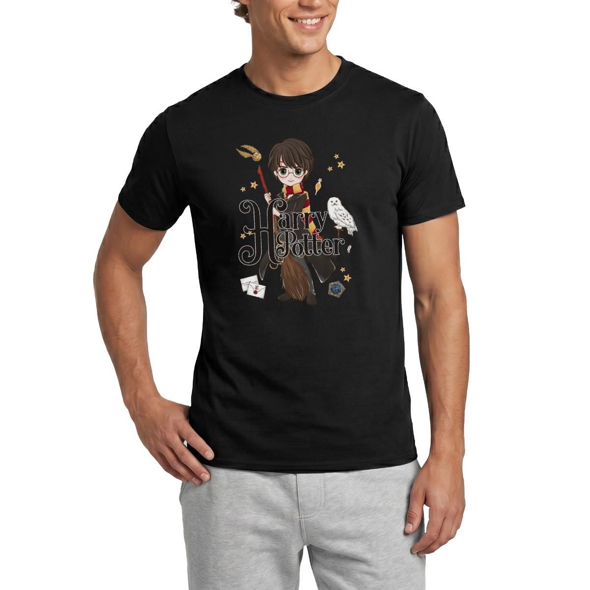 T-Shirt Harry Potter Elemente Männer T-Shirt