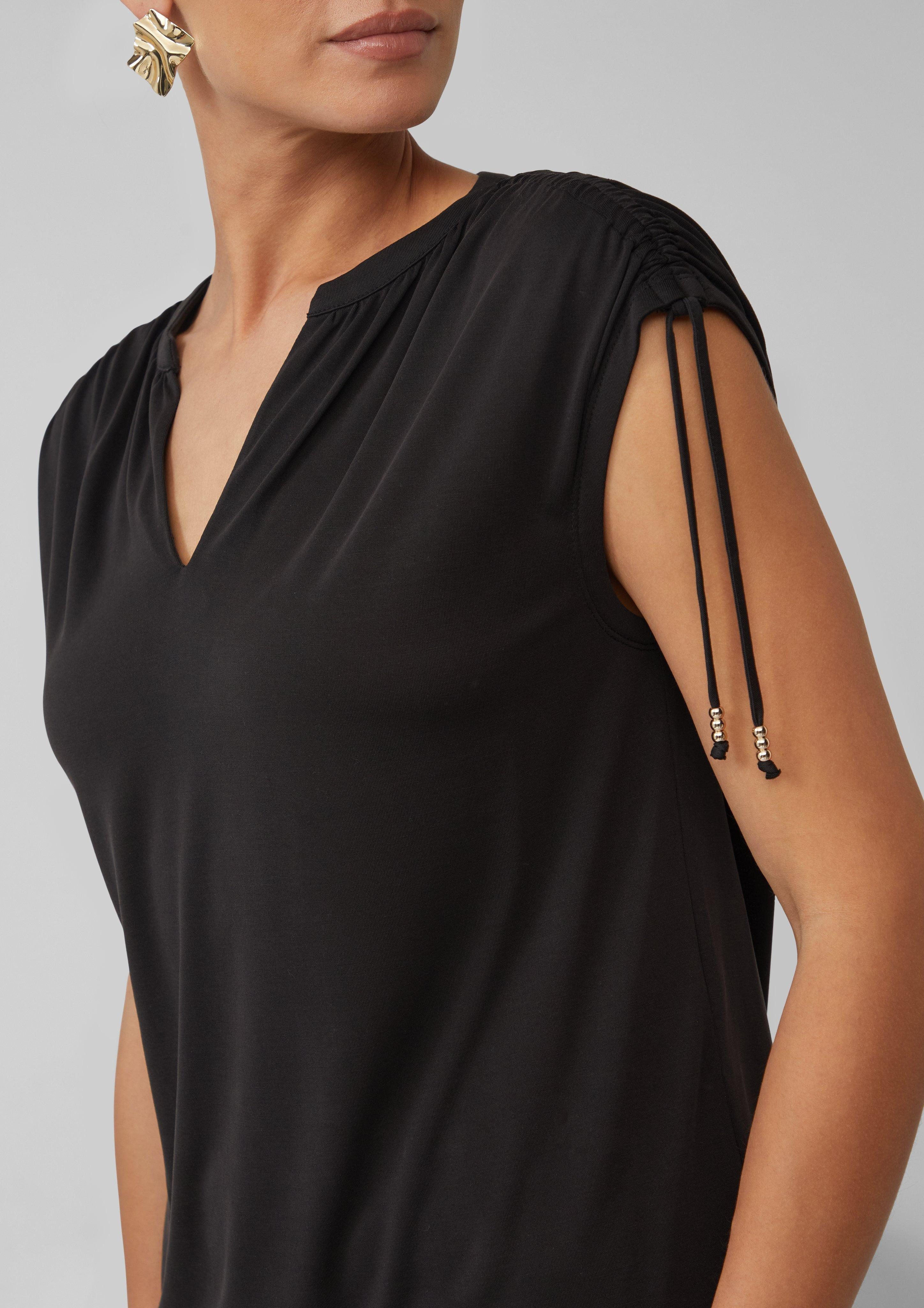 s.Oliver BLACK LABEL Kurzarmshirt T-Shirt im günstig online kaufen