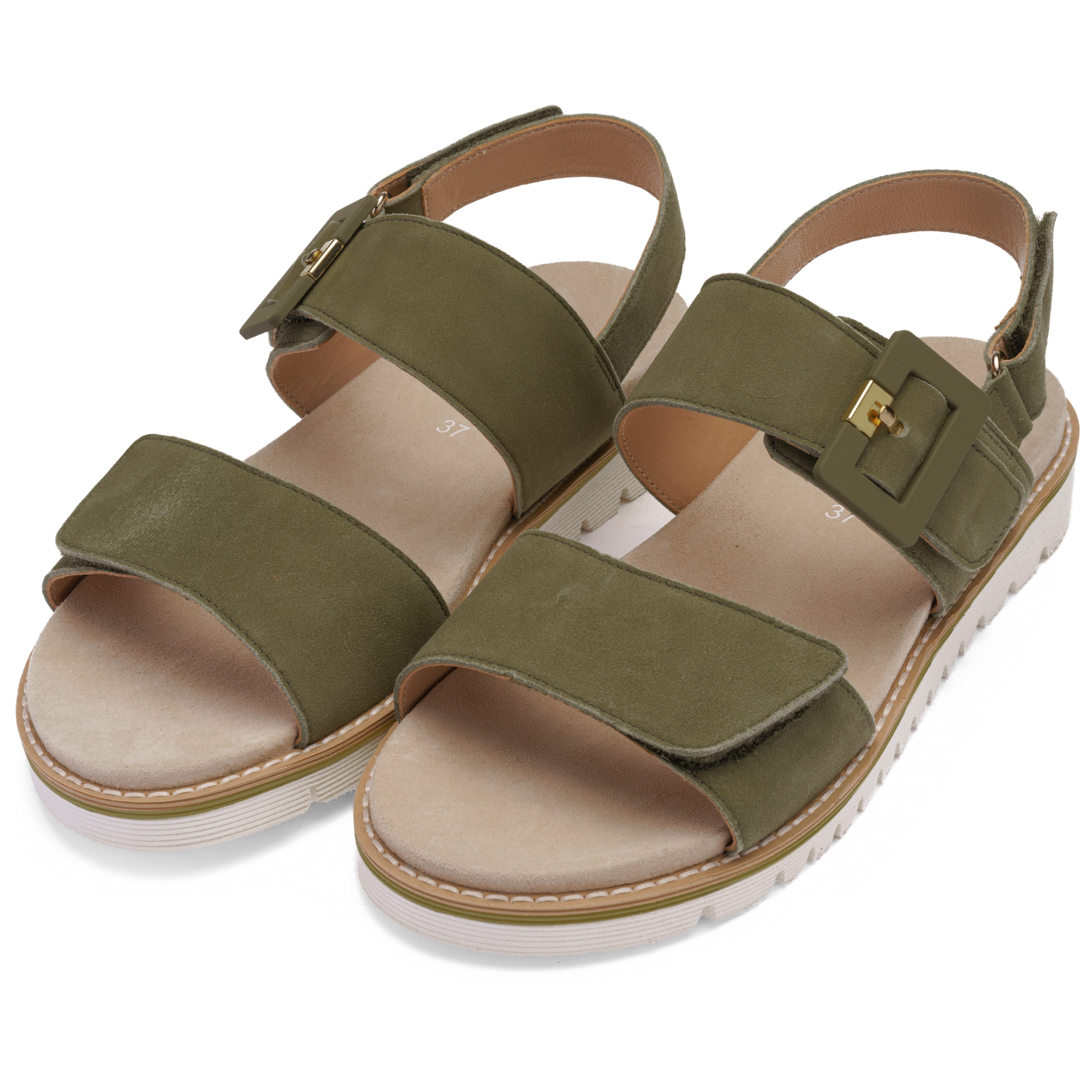 Ara KENT Keilsandalette Riemchensandale mit Zierschnalle, in Komfortweite G (weit)