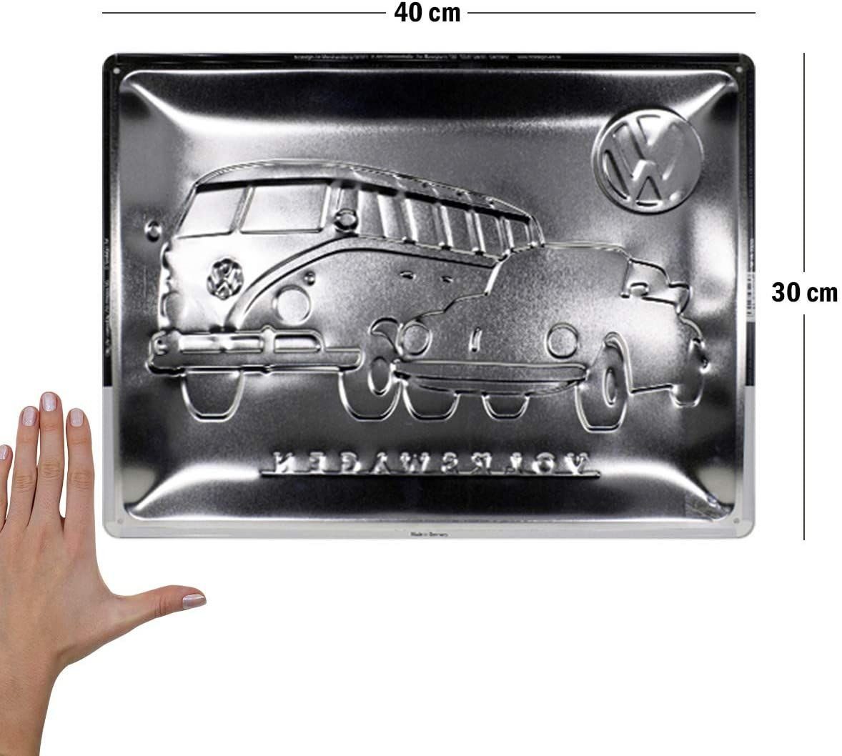 Nostalgic-Art Metallschild Blechschild 30 x 40 cm - Volkswagen - VW - Meet günstig online kaufen