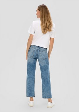 s.Oliver 7/8-Jeans Jeans Karolin / Regular Fit / Mid Rise / Straight Leg Destroyes