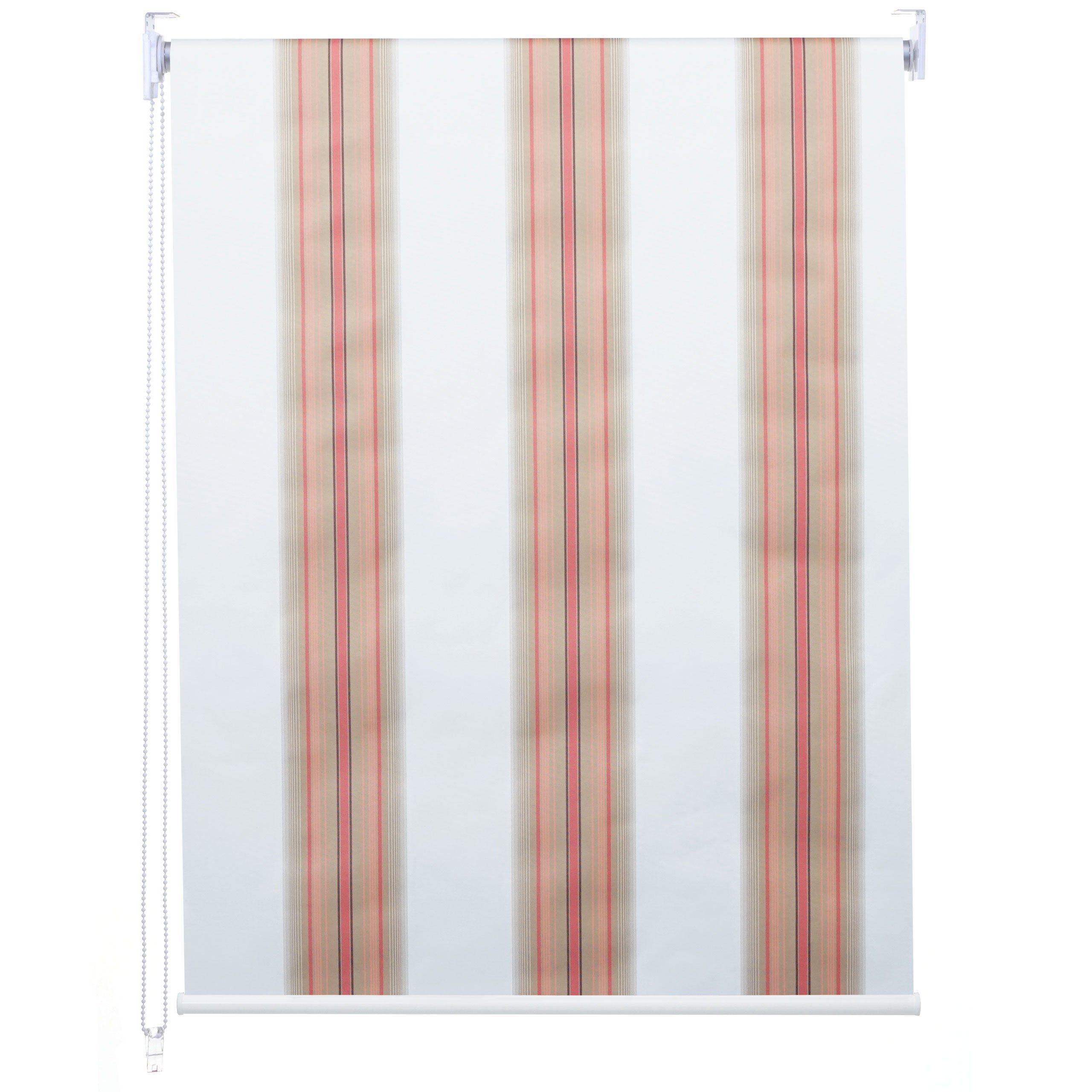 Seitenzugrollo MCW-D52-90x230, MCW, abdunkelnd, verschraubt, Bohrmontage, Kettenzug inkl. Kindersicherung, stufenlos, blickdicht, Thermobarriere