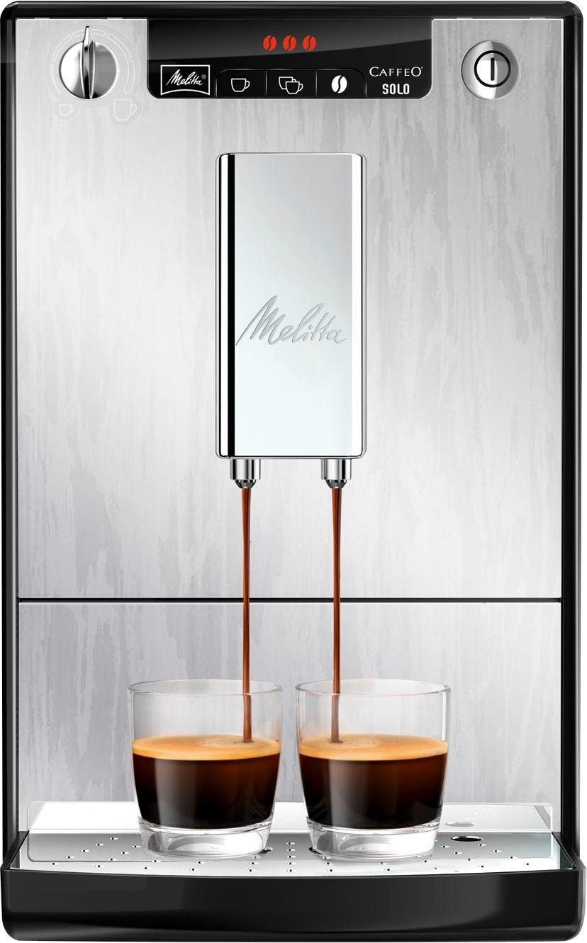 Melitta Kaffeevollautomat Silver, nur 20cm Espresso, & für Organic Café Solo® 950-111, crème Perfekt E breit
