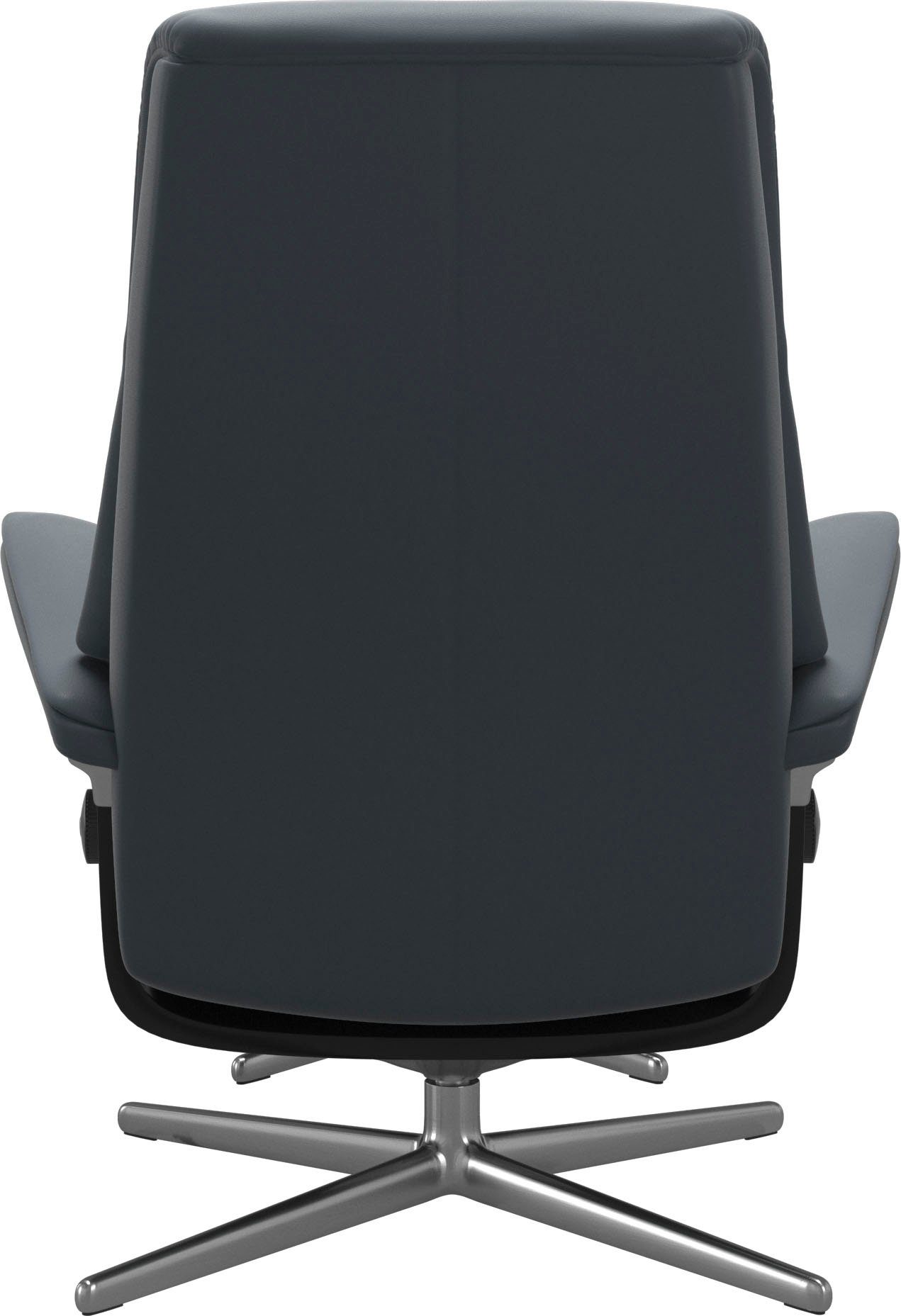 Stressless® Relaxsessel View, mit Cross Base, Größe S, M & L, Holzakzent Schwarz