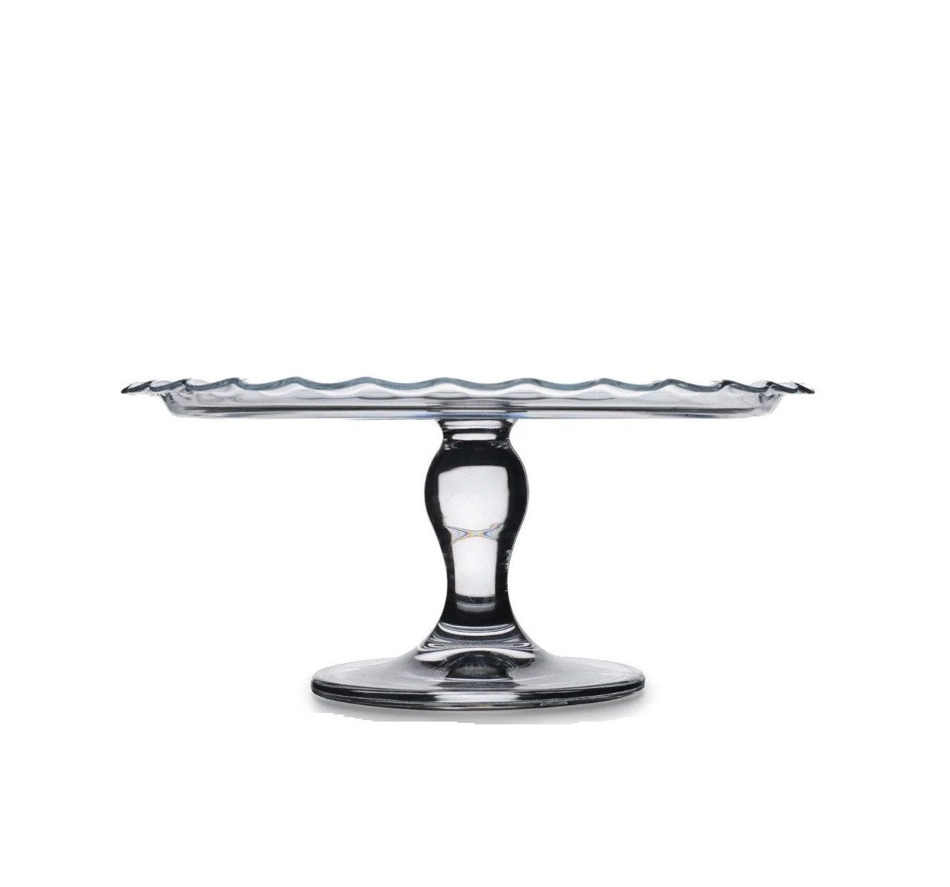 Servierteller Petite Patisserie Elegante Servierteller mit Fuß - 26 x 12 cm