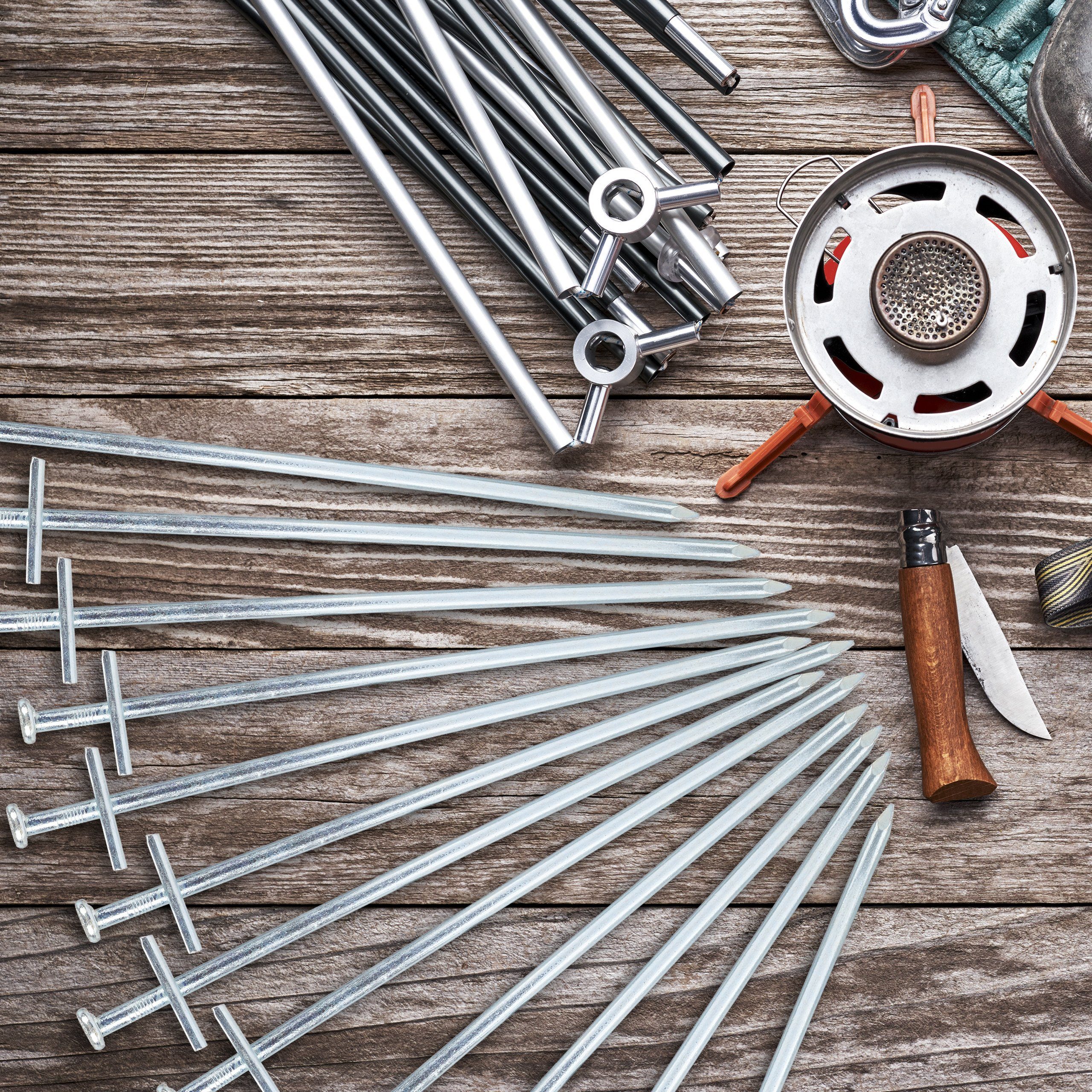 relaxdays Zelthering Felsbodenhering 23 cm 30er Set