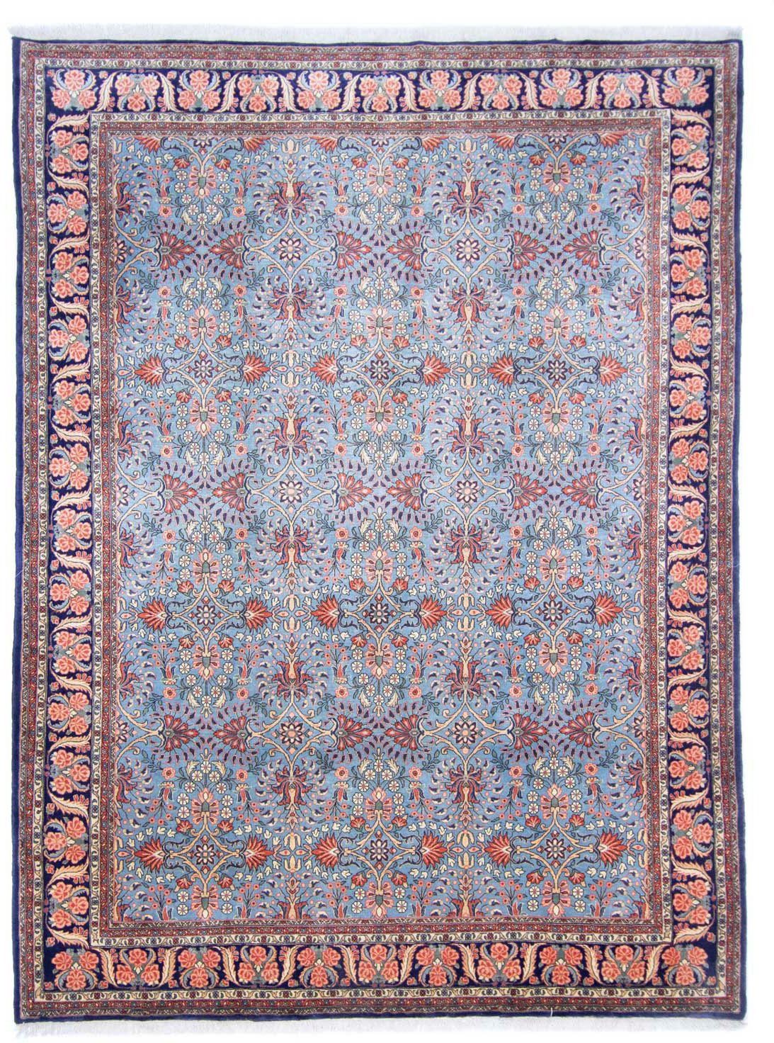 Wollteppich Bidjar Durchgemustert Blu 310 x 222 cm, morgenland, rechteckig, Höhe: 15 mm, Unikat mit Zertifikat