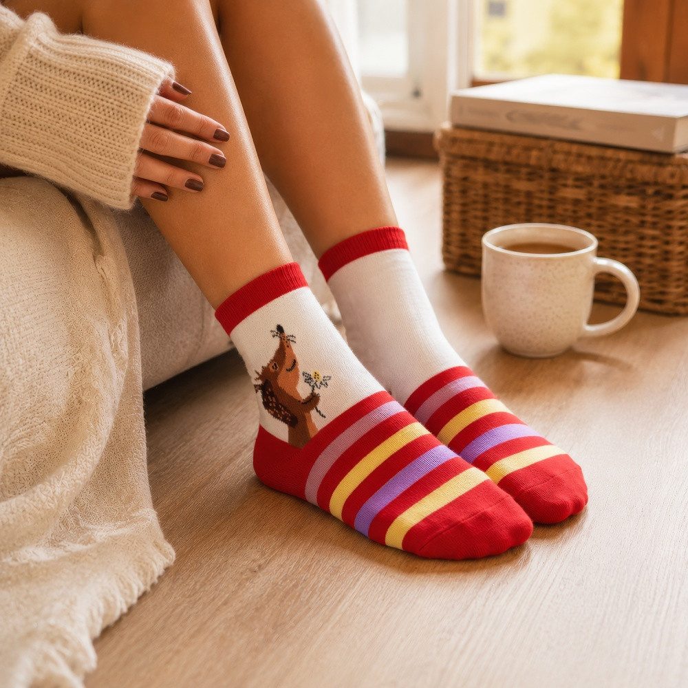 Sheepworld Tennissocken Zaubersocken Frauen »Dackel«
