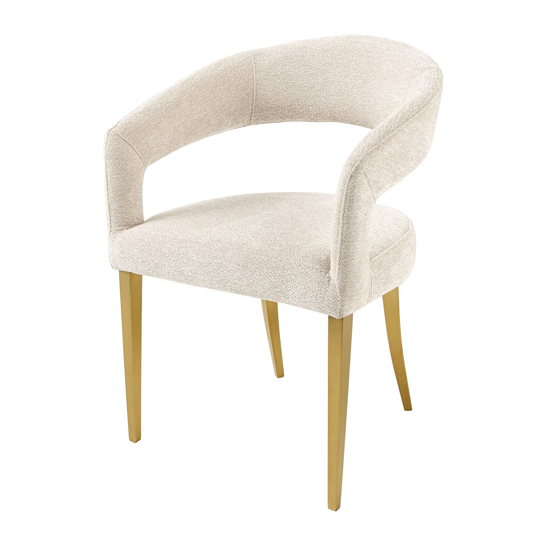 riess-ambiente Polsterstuhl BOUTIQUE beige / champagner günstig online kaufen