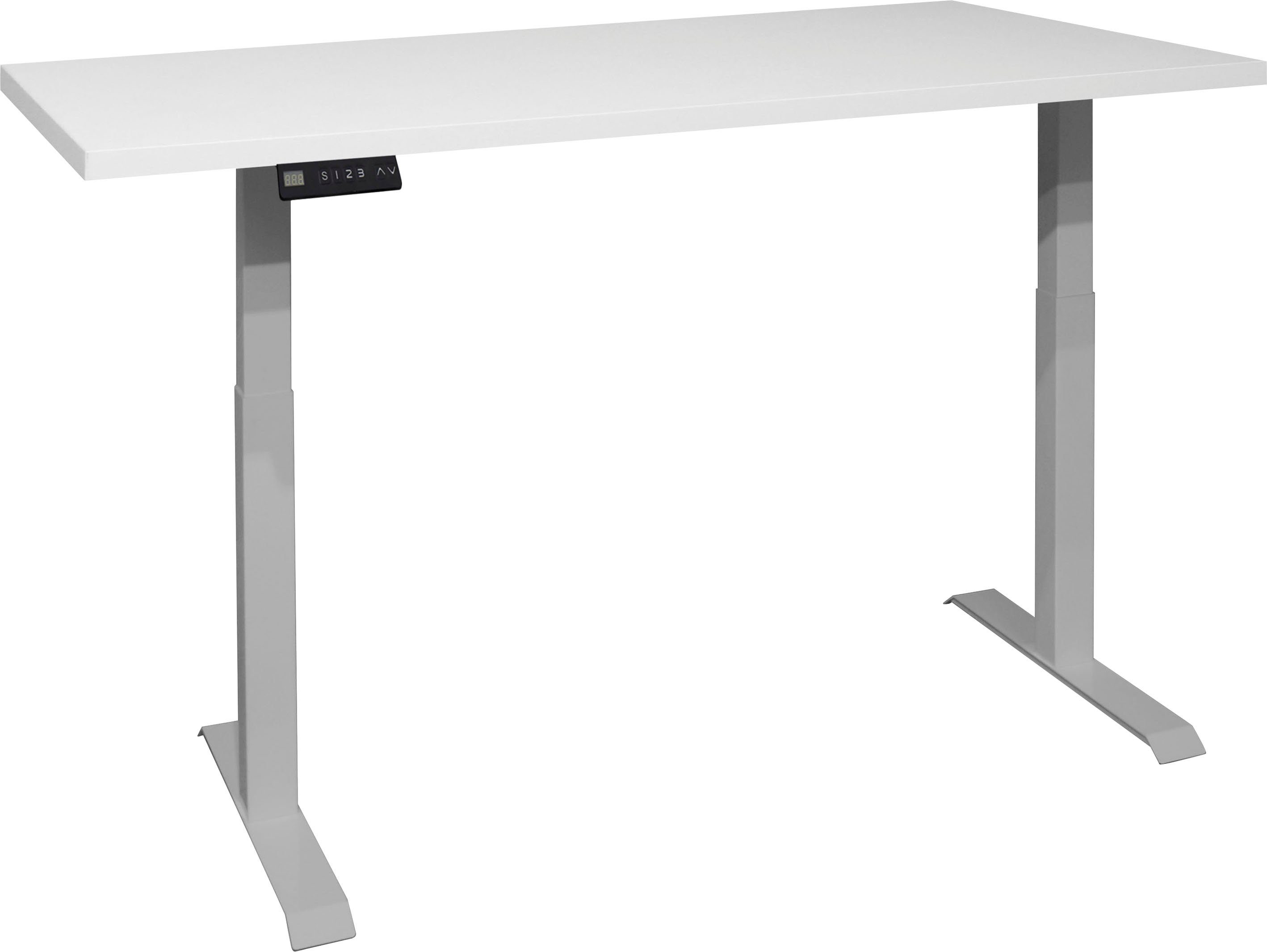 Mäusbacher Schreibtisch Big System Office, Breite 140 cm, elektrisch höhenverstellbar