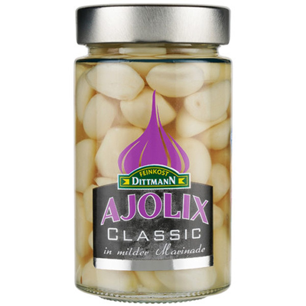 Feinkost Dittmann Gemüsekonserve, Feinkost Dittmann Ajolix Classic eingelegte Knoblauchzehen 235g