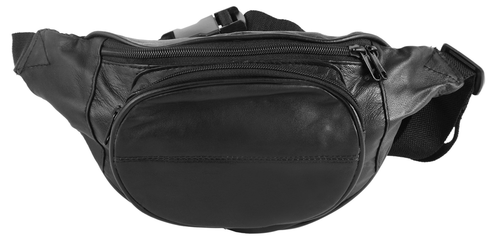 STEINMEISTER Bauchtasche Kiyam Unisex Hüfttasche Gürteltasche aus Echtleder