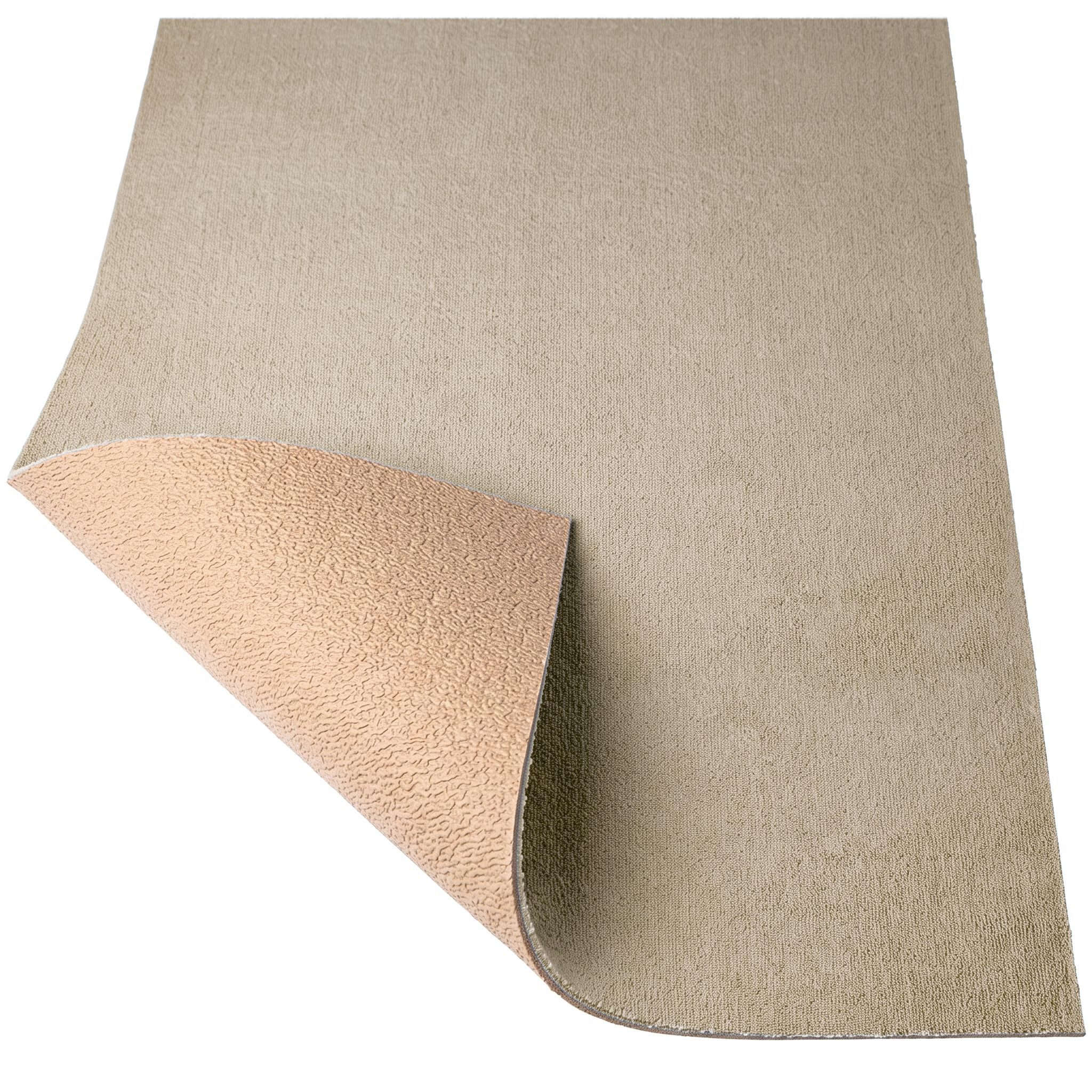 ANRO Badematte AquaComfort Meterware Mikrofaser Schlingen-Badläufer 60/90 cm Breite, Höhe 3 mm, rutschhemmender Rücken, Fußbodenheizung geeignet, zuschneidbar, schnelltrocknend, rutschhemmend, Fußbodenheizung geeignet., weich, trittschalldämmend, isoliere