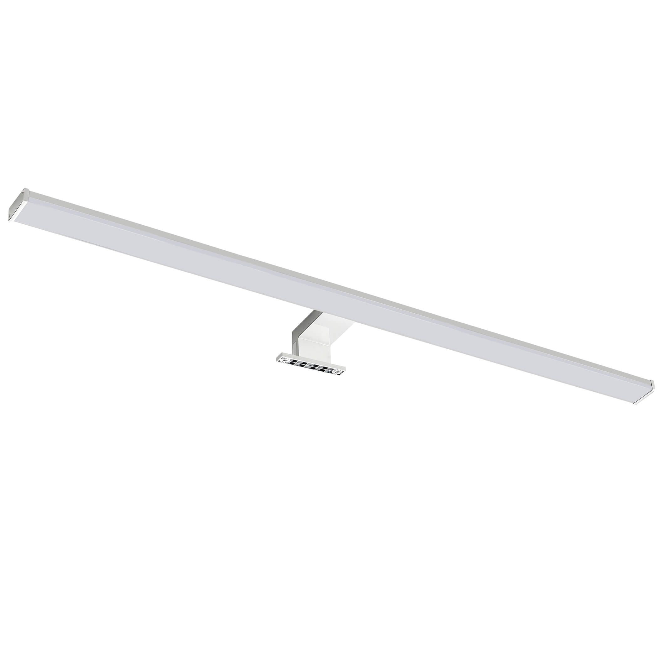 SEBSON Spiegelleuchte LED Spiegellampe Bad 80cm IP44 15W 1100lm 4000K 230V 780x108x44mm, LED integriert, neutralweiß, Aufbauleuchte + Klemmleuchte, 110° Abstrah – Bild 3 von 5