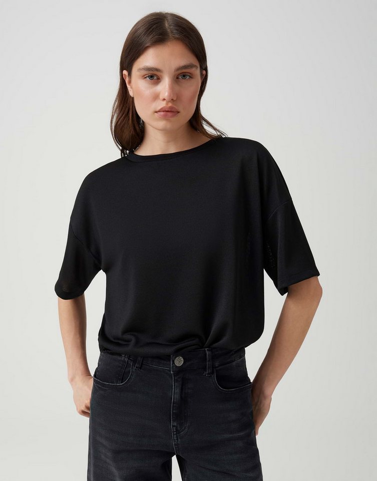 OPUS T-Shirt mit O-Form Gummibund sorgt für modernen Sitz