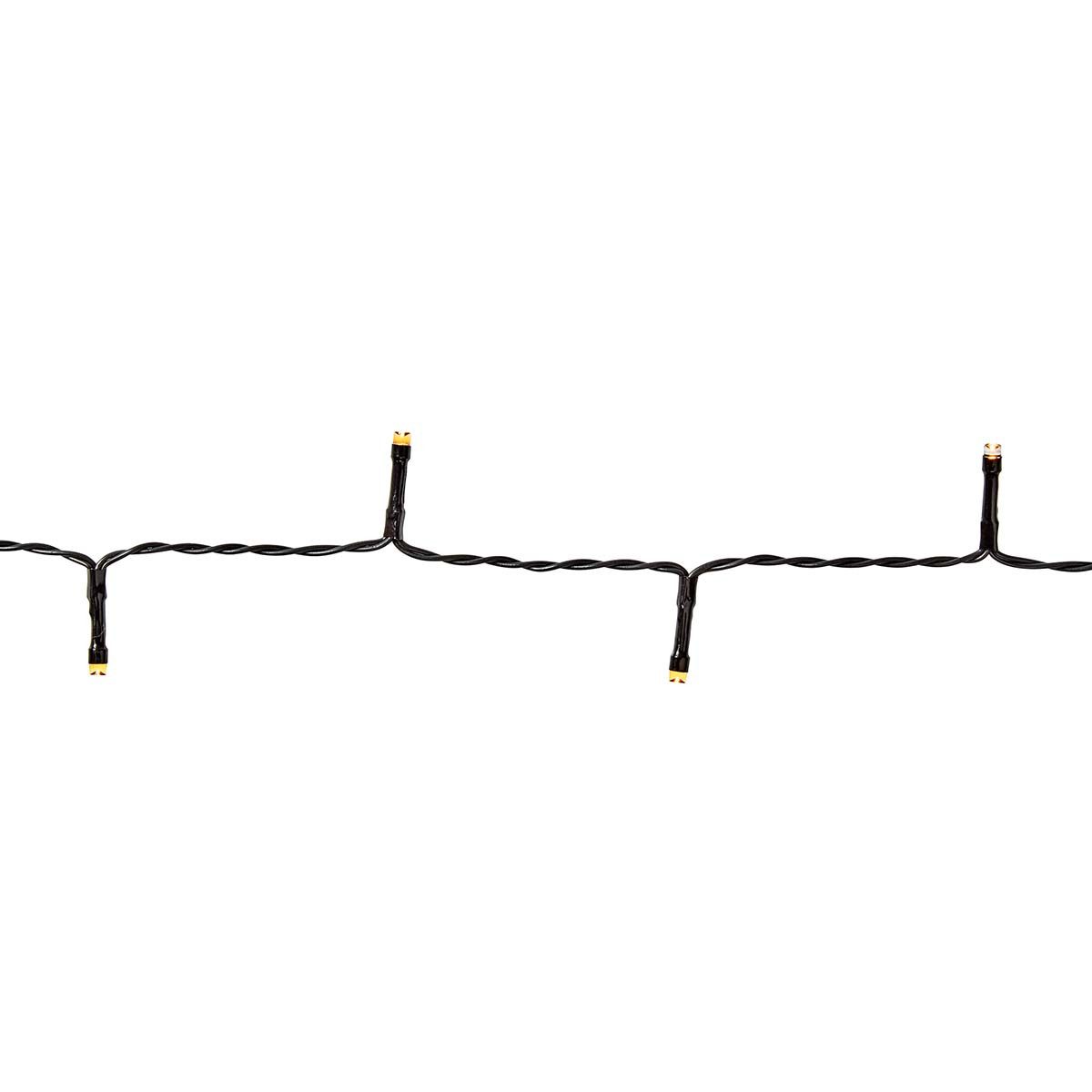 Nedis LED-Lichterkette LED Lichterkette Dekolichter Weihnachtsbeleuchtung 96 LEDs Innen Außen, Lichteffekte