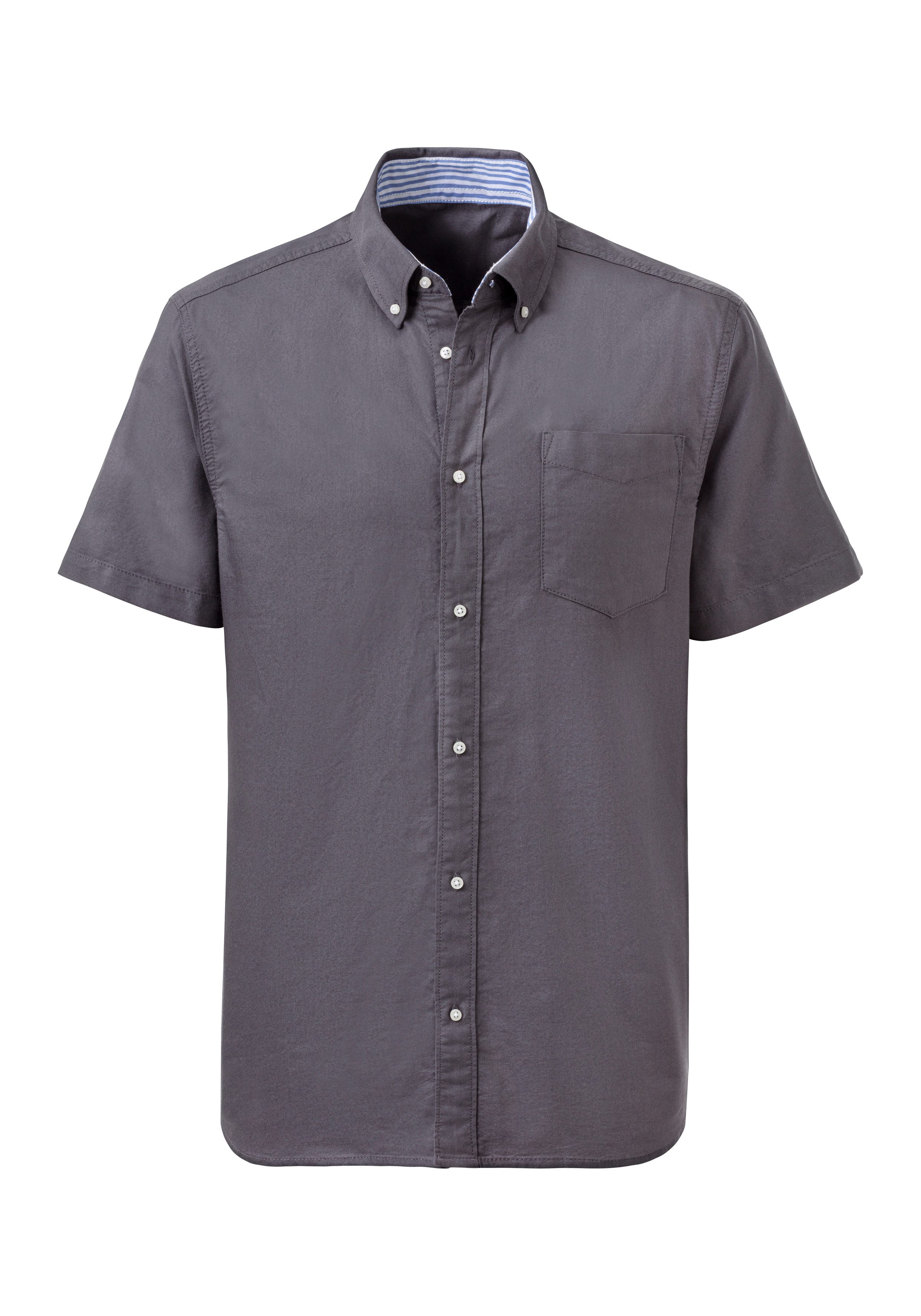 H.I.S Kurzarmhemd "regular-fit", mit Button-down-Kragen, reine Baumwolle günstig online kaufen