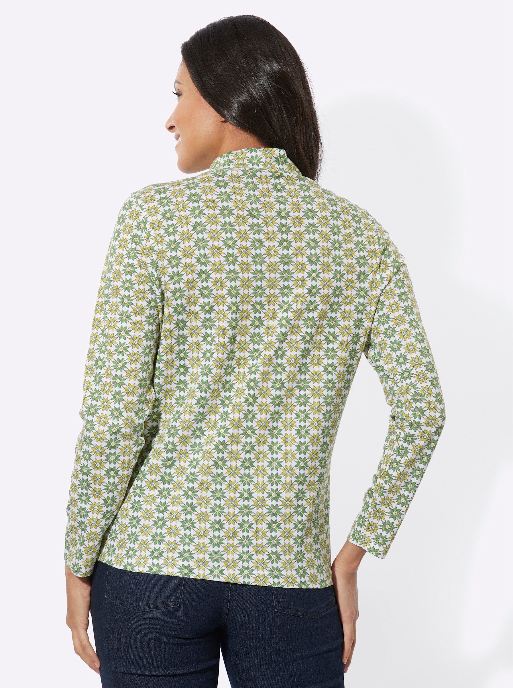 Sieh an! T-Shirt Stehkragenshirt günstig online kaufen