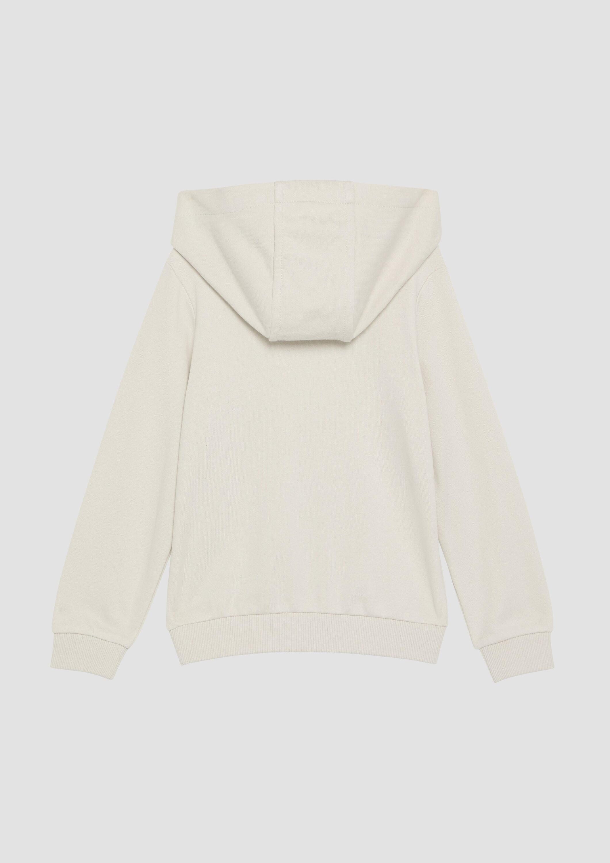 s.Oliver Sweatshirt Sweatshirt Oversized Hoodie mit Frontprint
