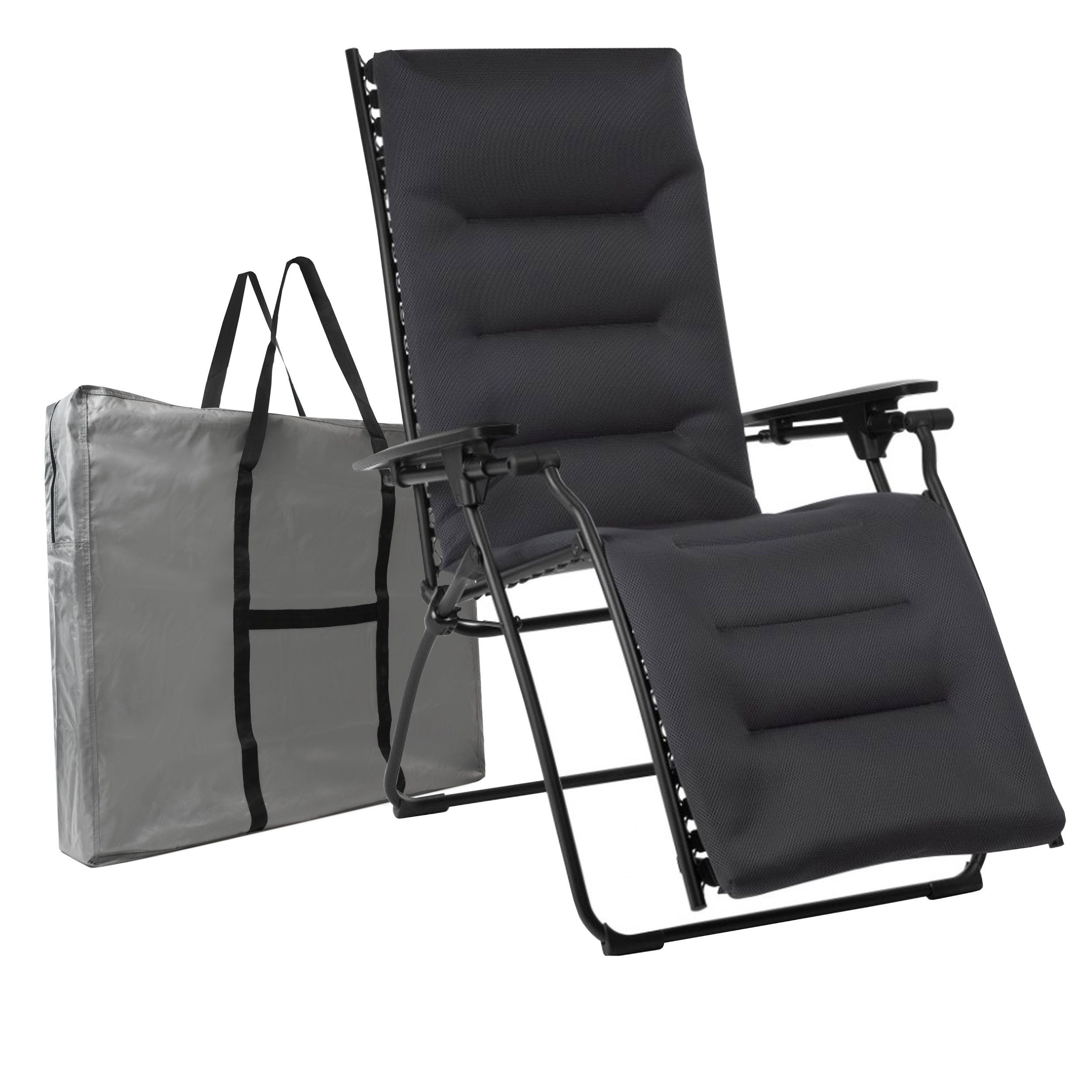 Relaxliege Relaxliege Liegestuhl Evolution Lafuma Lafuma Aircomfort mit acier