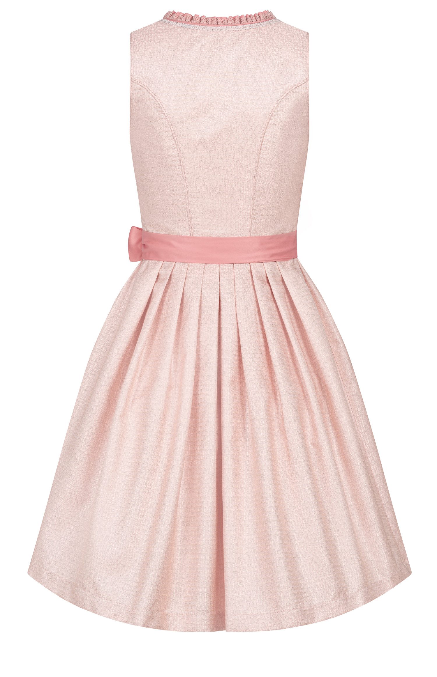 Nübler Trachtenkleid Midi Dirndl Lisa in Apricot von Nübler günstig online kaufen