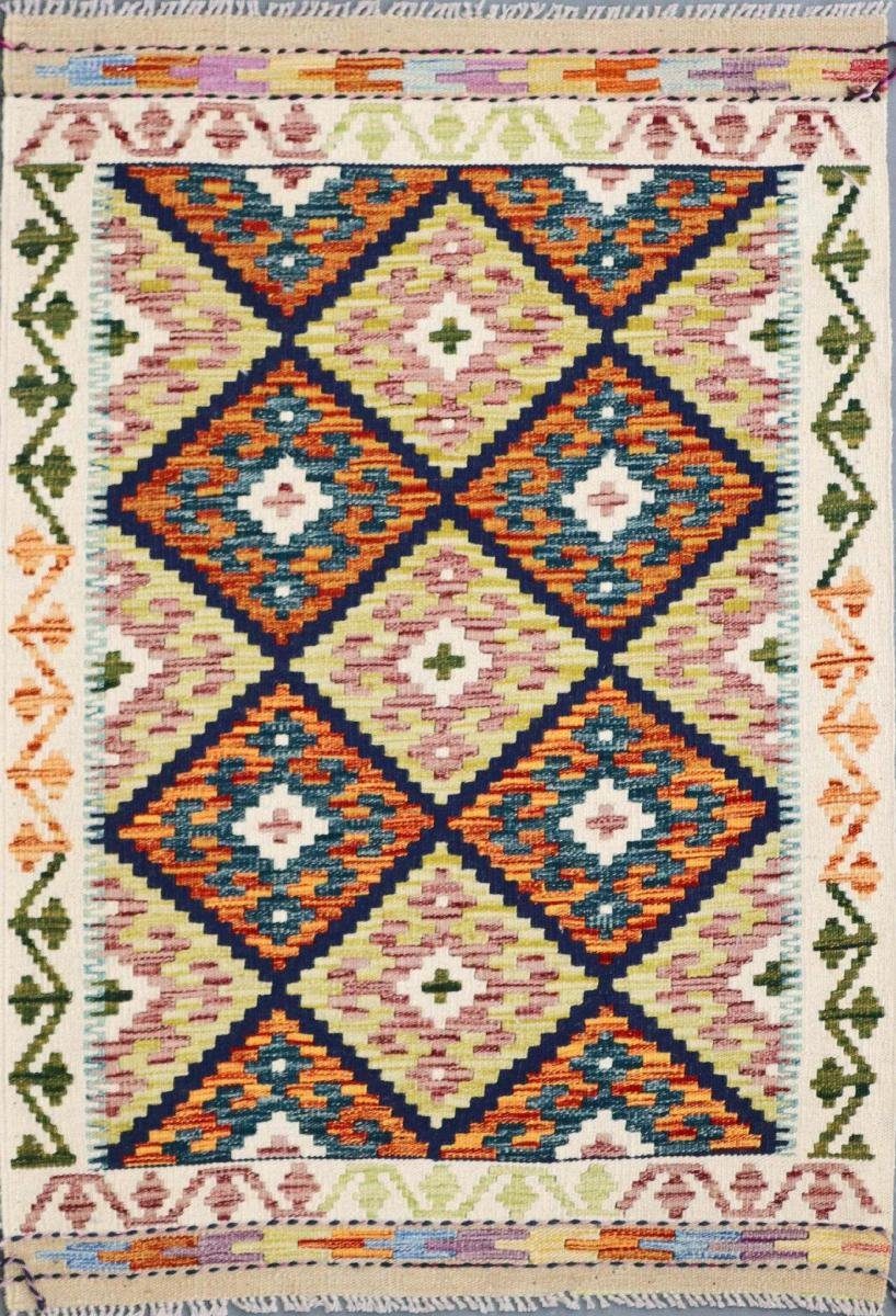 Orientteppich, Trading, Handgewebter Orientteppich Afghan Höhe: 3 87x126 rechteckig, Nain Kelim mm