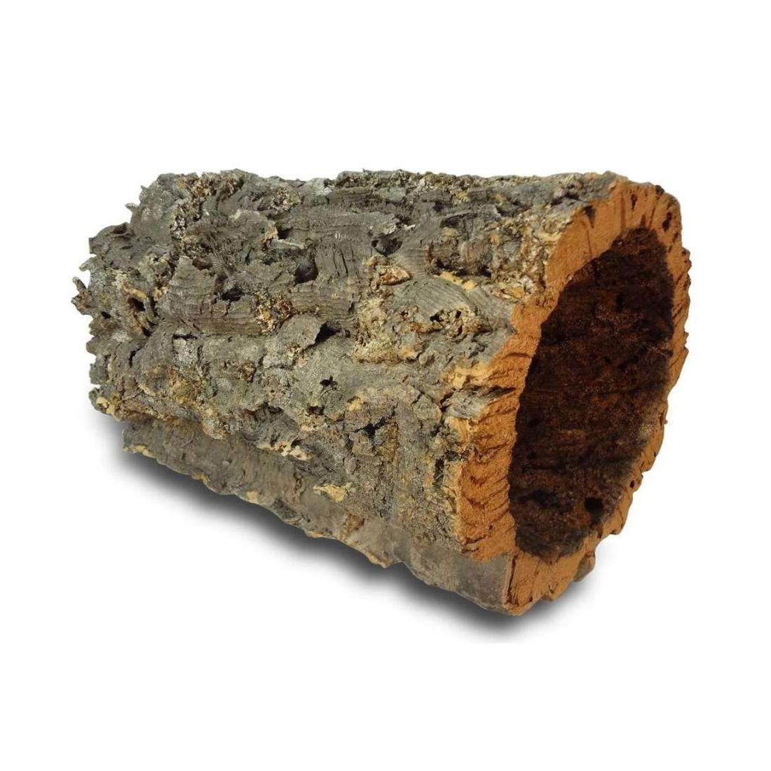 Kork-Deko.de Tierhöhle Kork Röhre: Natur Kork Rinde, Nager Vögel, gereinigt, 30 cm lang, extra dick