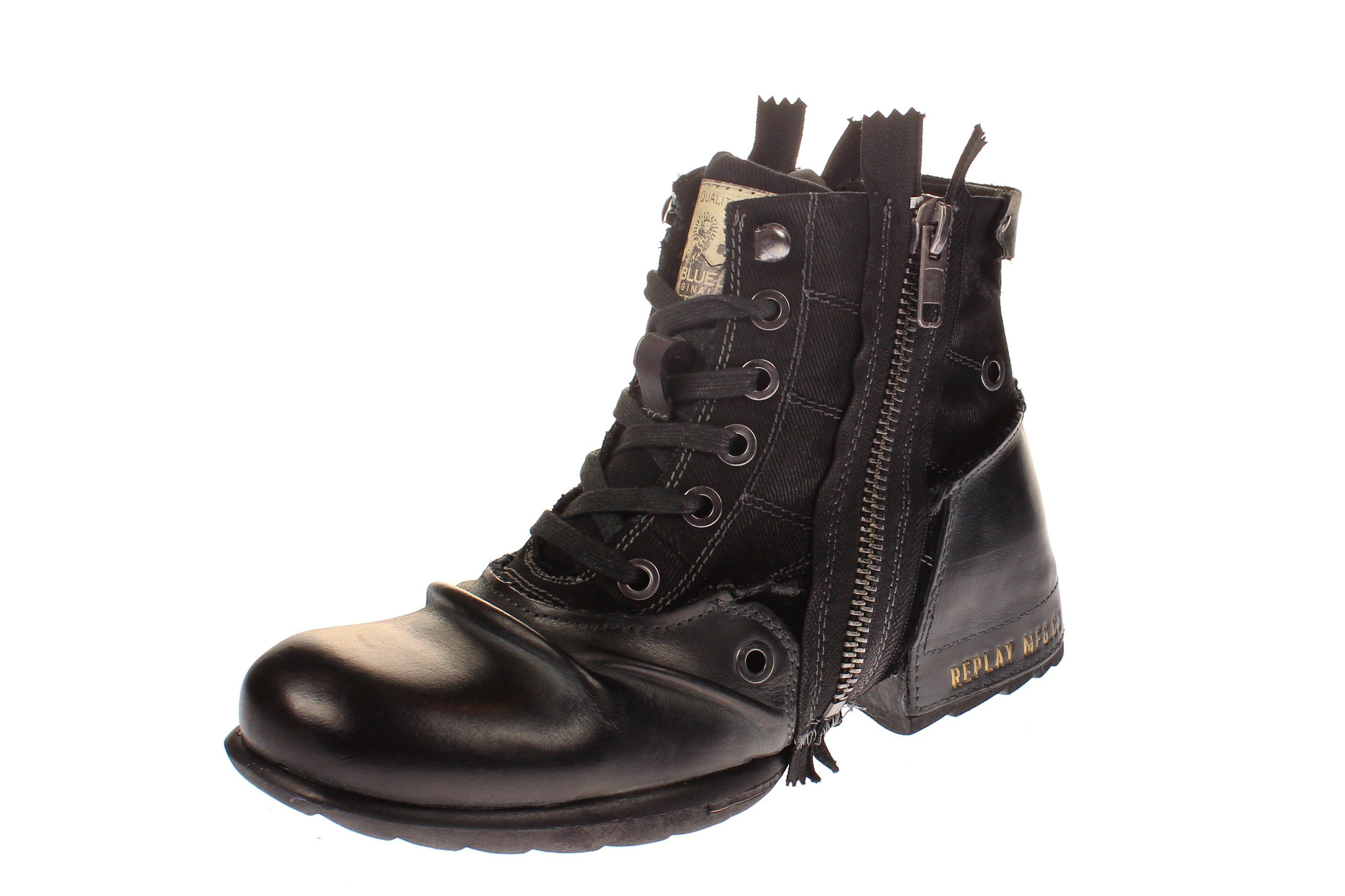 Replay Replay RU01-0003L Clutch - Herren Schuhe Boots / Stiefel - 003-black Stiefel