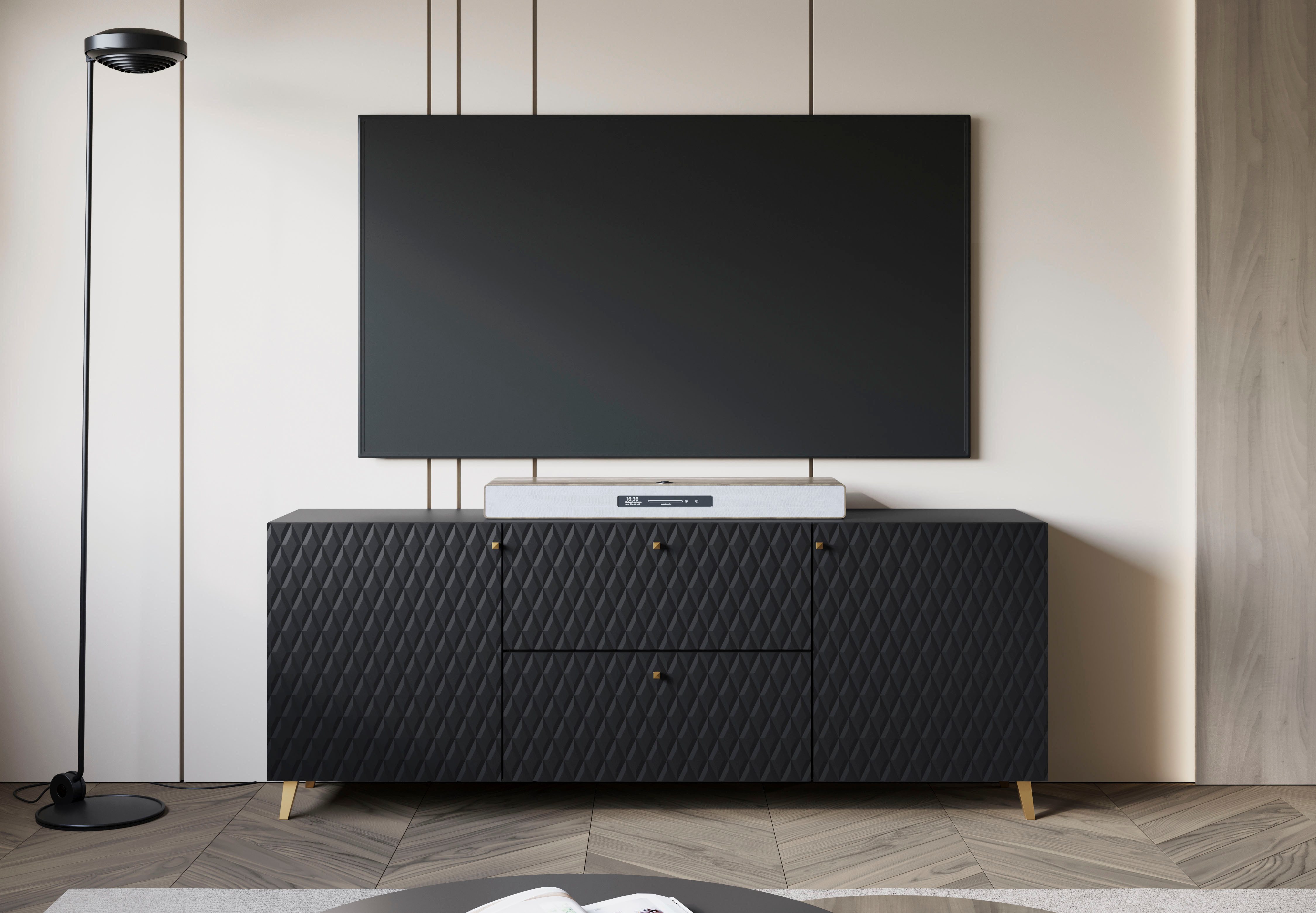 INOSIGN Lowboard LOWBOARD PHUKET (1 St), 2 Schubladen, 4 Türen, 6 geschloss günstig online kaufen