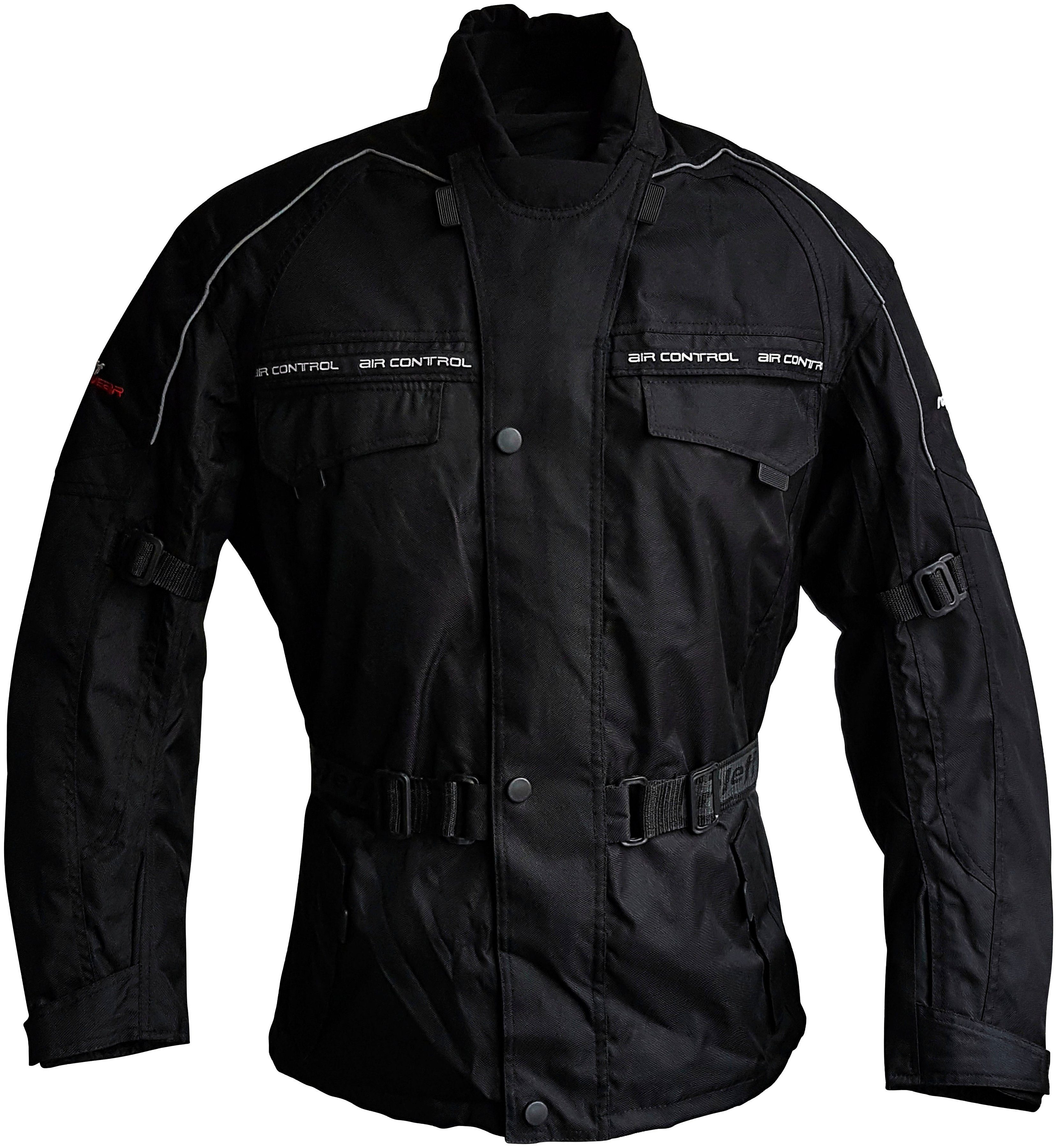 Online-Shopping roleff Motorradjacke Reno Taschen, 3 schwarz Belüftungslöcher mit Protektoren, 4