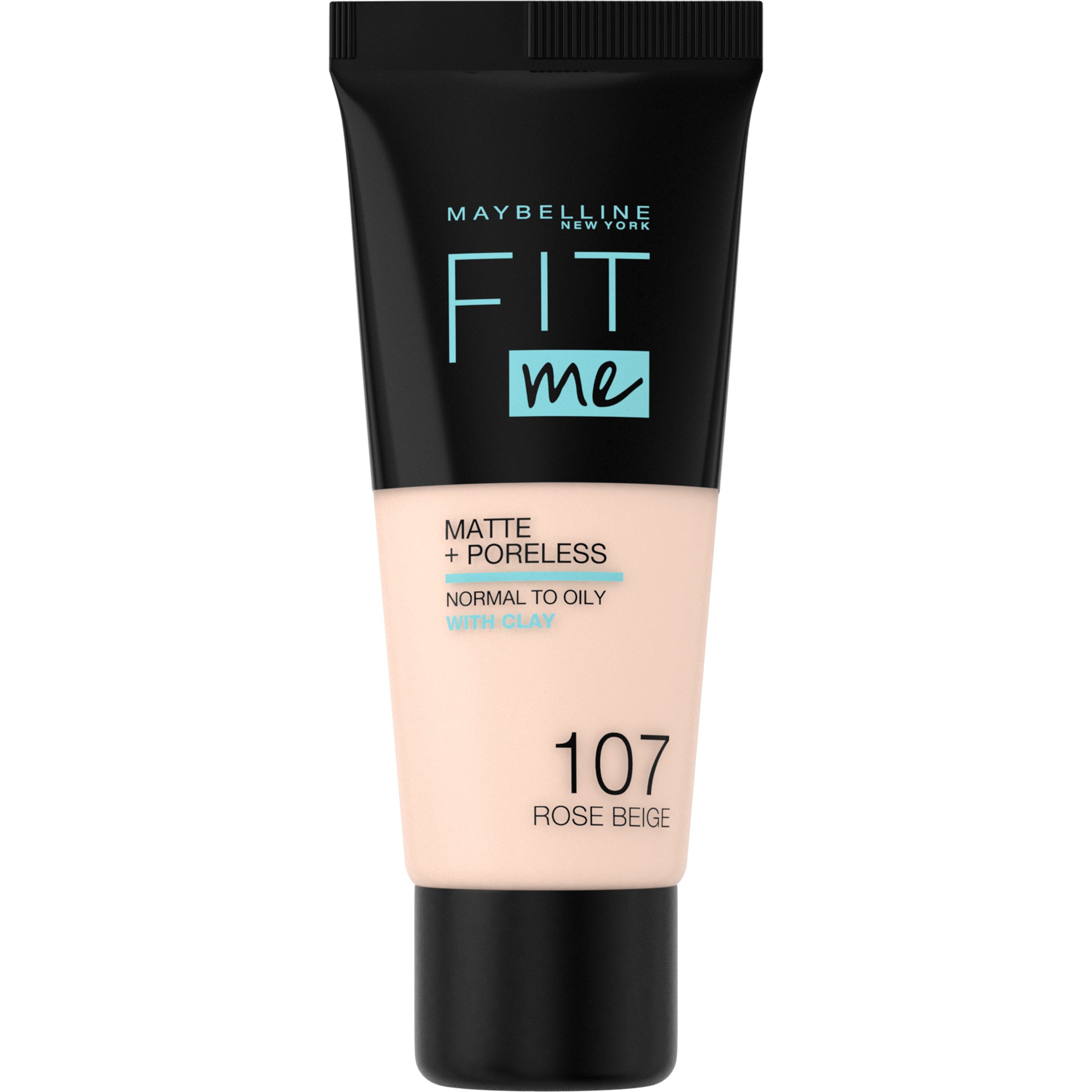 MAYBELLINE NEW YORK Foundation FIT ME! MATTE + PORELESS MAKE-UP, für einen natürlich mattierten Teint, leichte bis mittlere Deckkraft