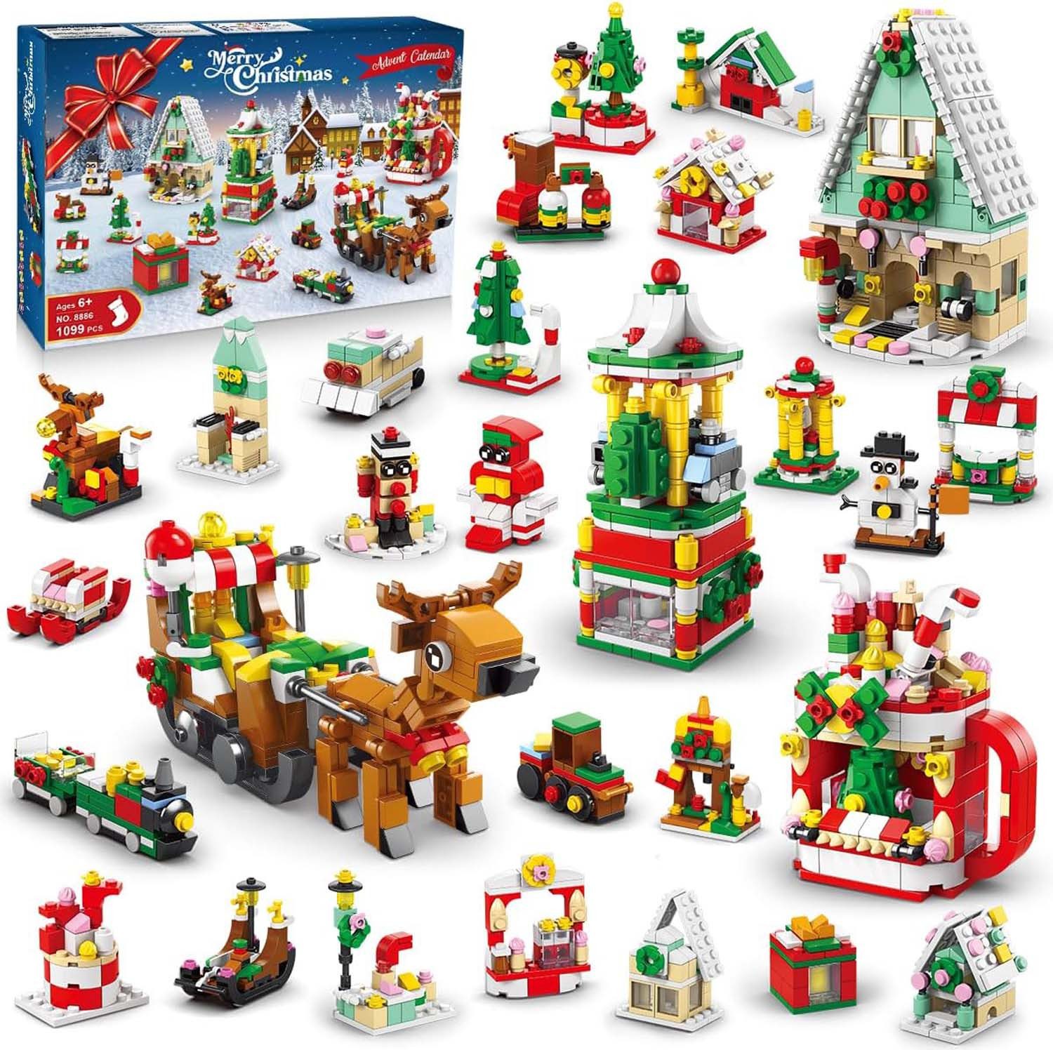 trends for living Lernspielzeug Weihnachts Adventskalender Bauspielzeug 109 günstig online kaufen