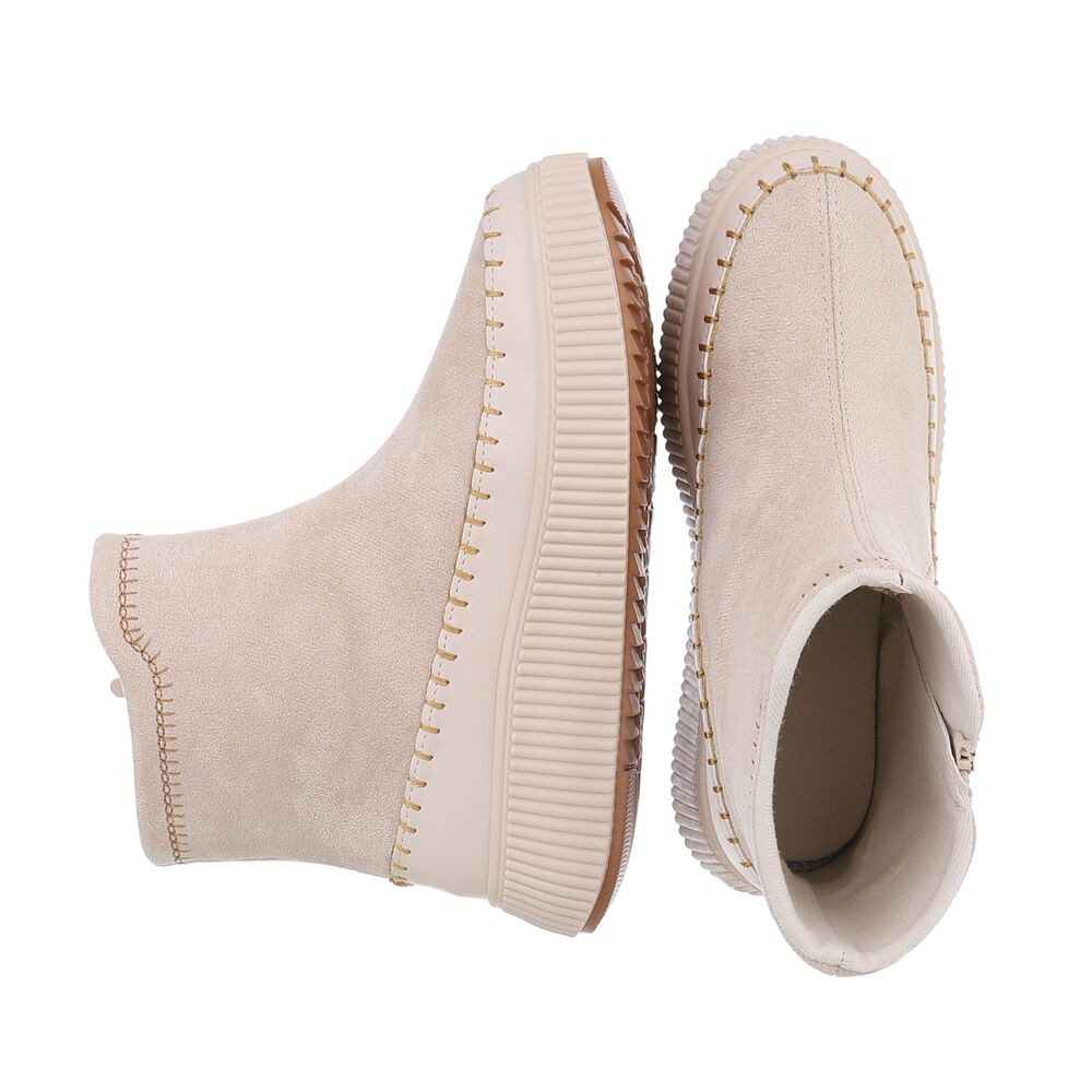 Ital-Design Damen Freizeit Plateaustiefelette (87214667) Flach Plateaustief günstig online kaufen