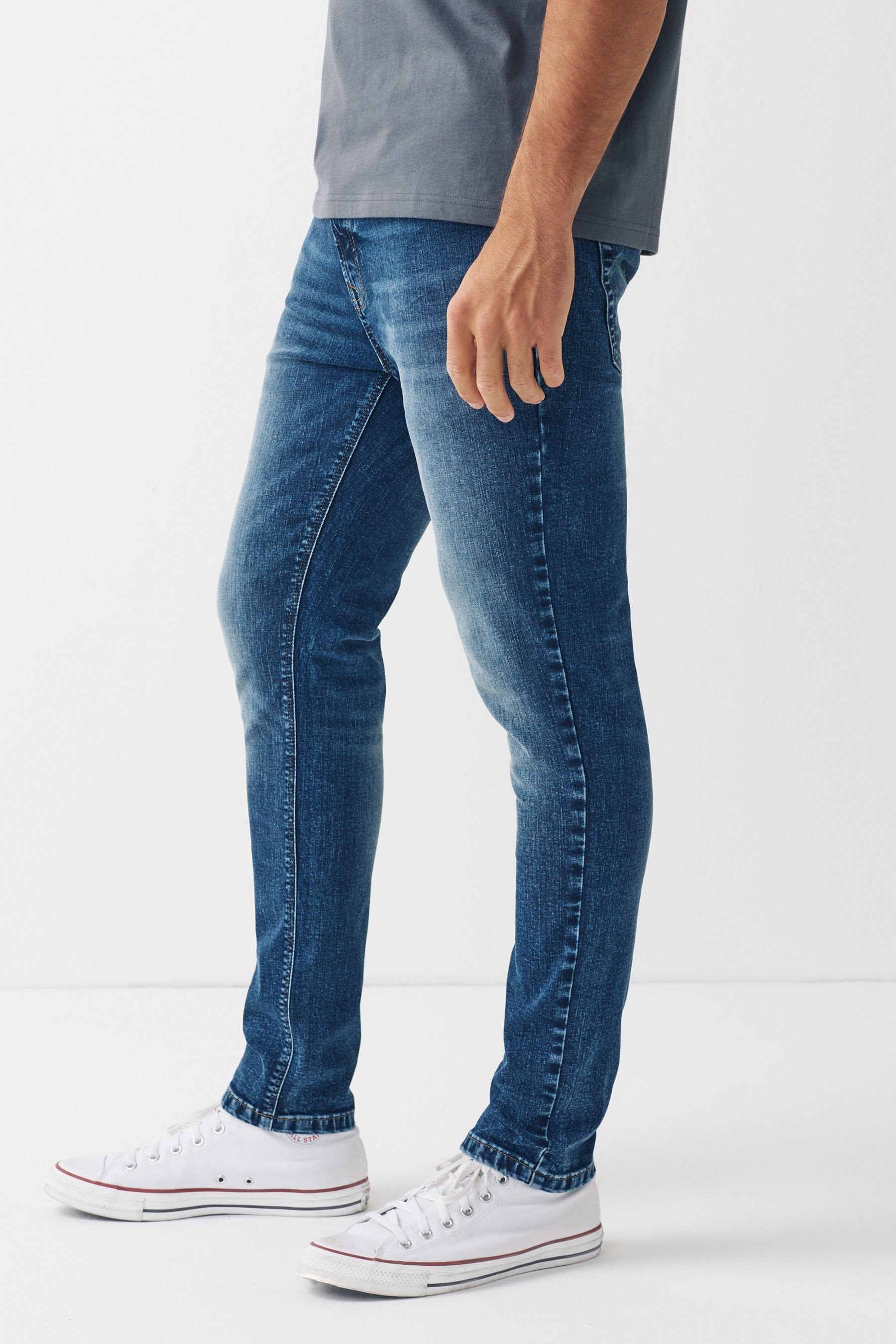 Next Skinny-fit-Jeans (1-tlg) Wash Blue
