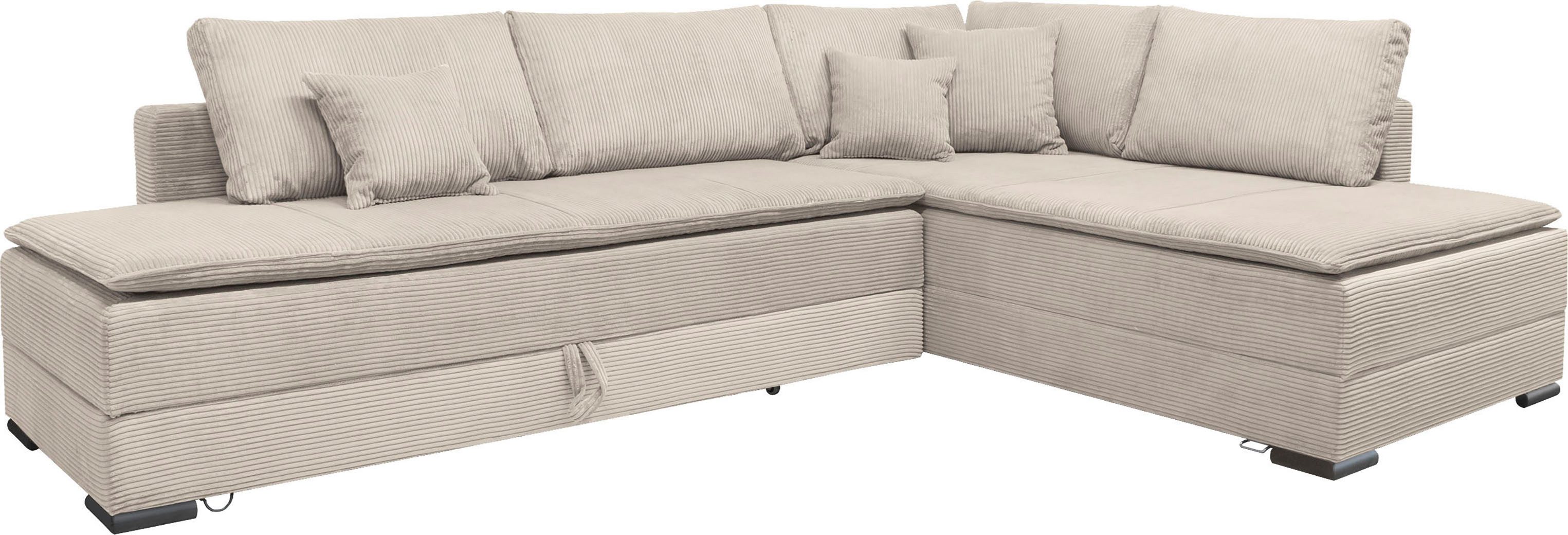 INOSIGN Ecksofa Night & Day L-Form mit Dauer-Schlaffunktion, Cord-Bezug!, i günstig online kaufen