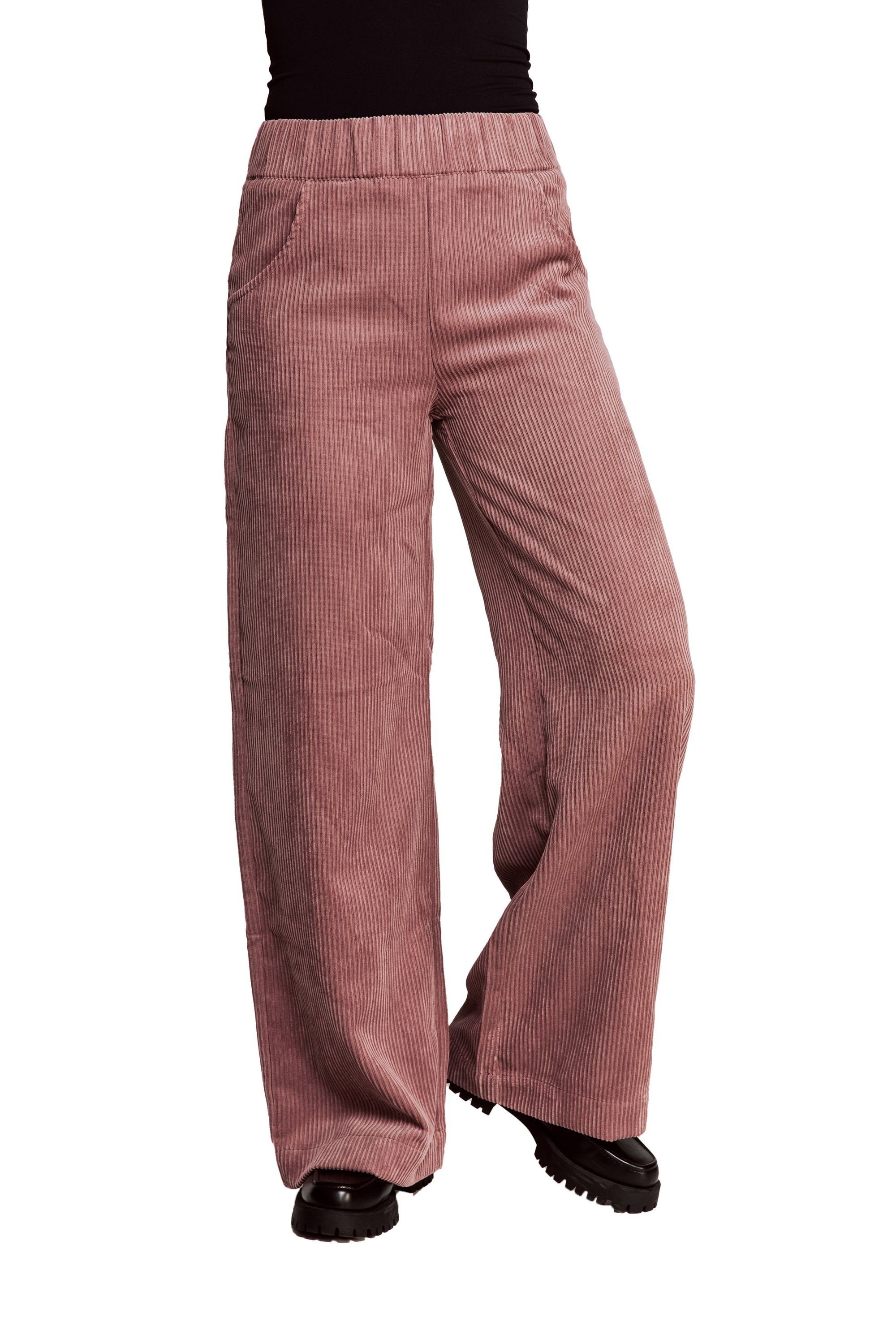 Zhrill Stoffhose Cord Schlaghose RAYA Rose günstig online kaufen