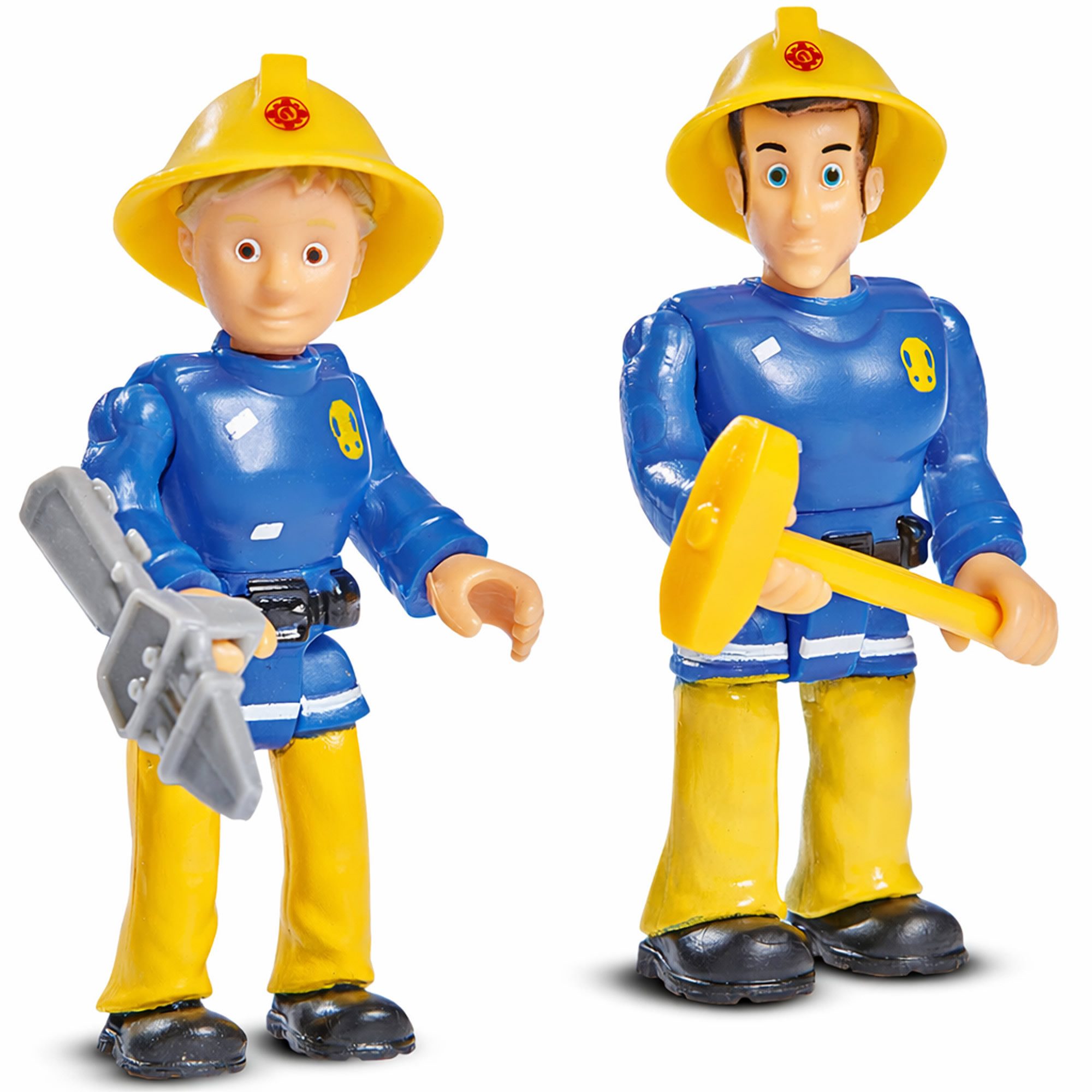 Feuerwehrmann Sam Spielfigur Spielfiguren 2er Set Figuren mit Zubehör Simba Toys Norman, Penny, (Set, 2 Figuren, Werkzeuge und Zubehör), 2 Figuren mit Zubehör