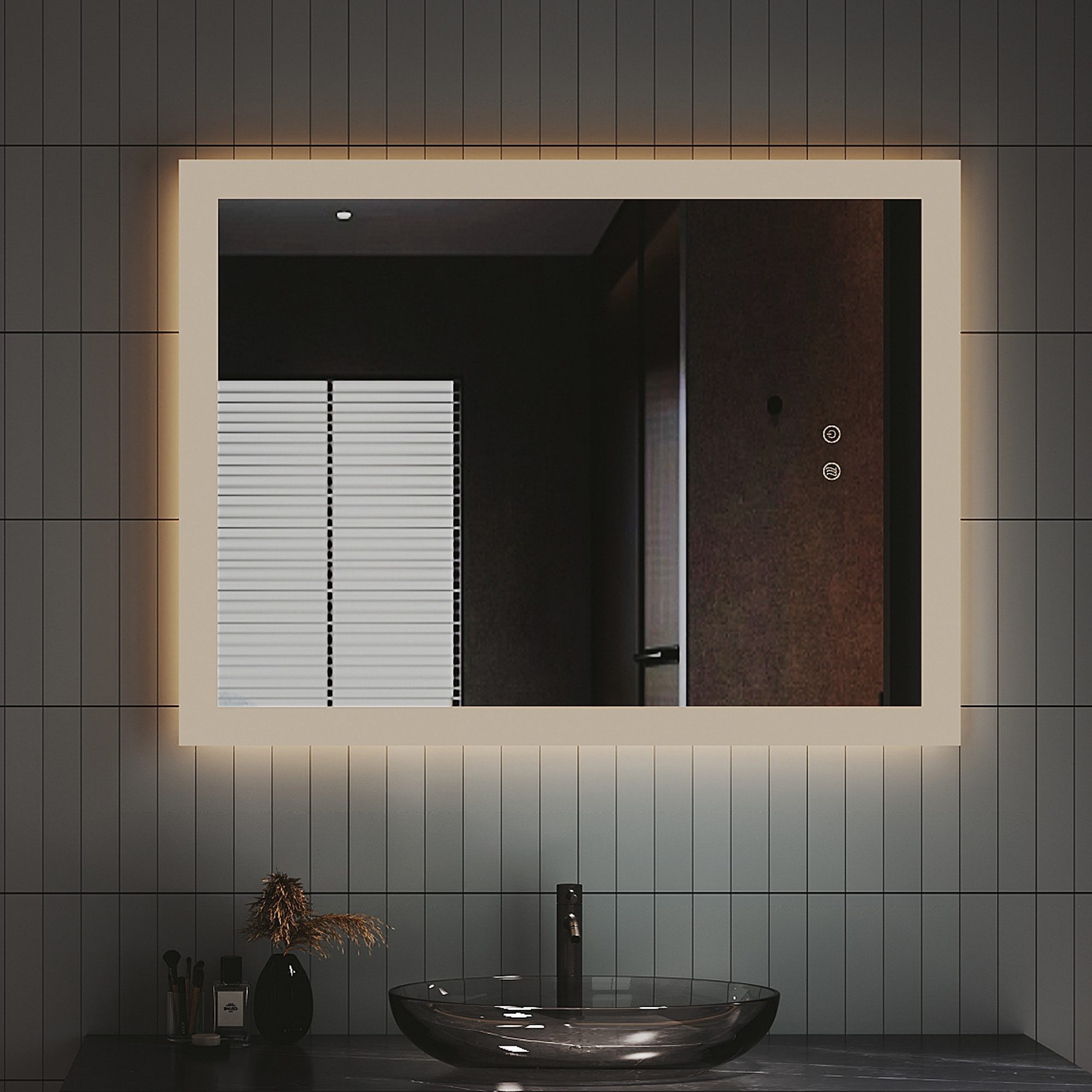 IMPTS Badspiegel Badezimmer Bad Wandspiegel mit günstig online kaufen