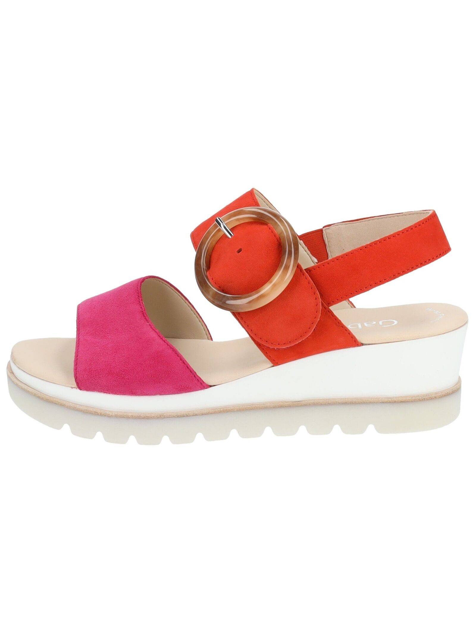Gabor Sandalen Veloursleder Keilsandalette günstig online kaufen
