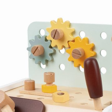 Classic World Kinder-Werkzeug-Set Mini Werkbank Werkzeugbank Kinder Lernspiel