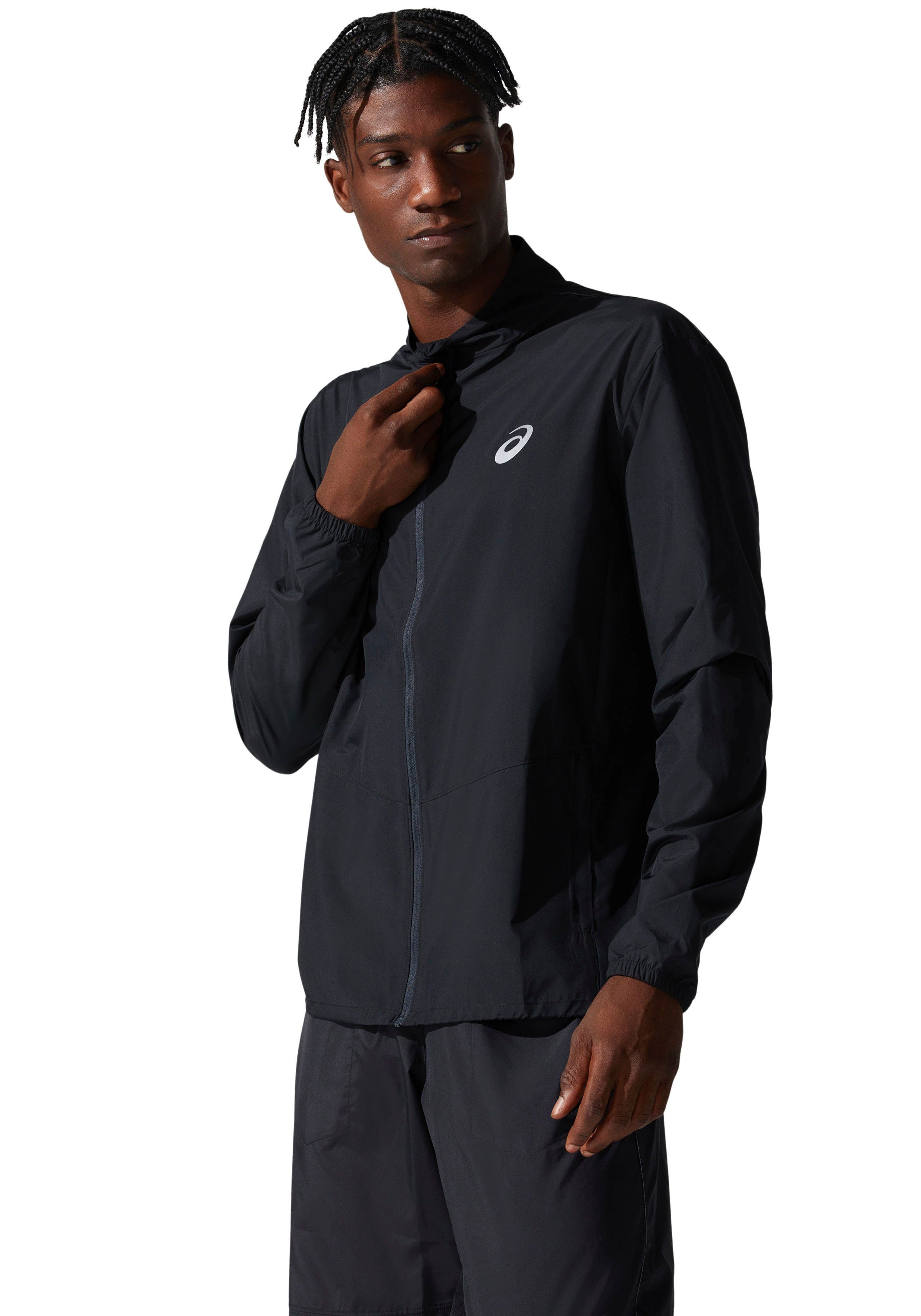 Asics Laufjacke CORE JACKET PERFORMANCE BLACK