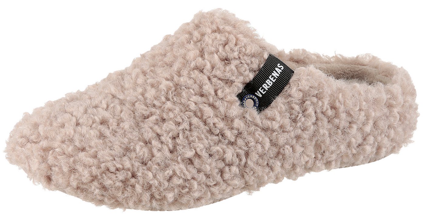 VERBENAS Pantoffel, Hausschuh, Homeslipper, Clog in kuscheliger Optik