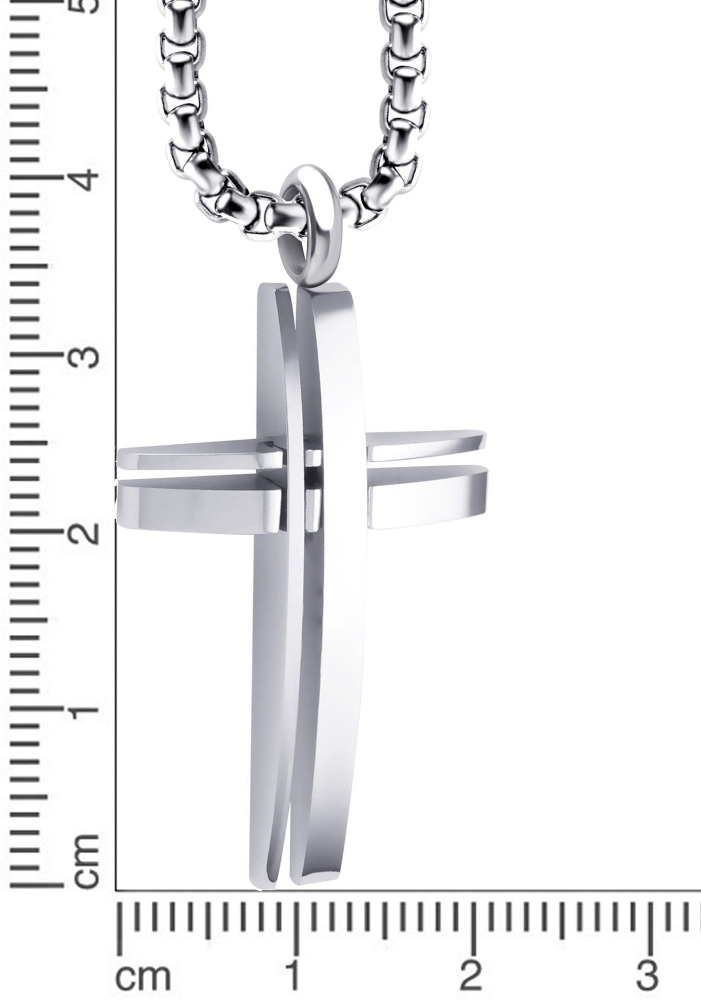Firetti Kette mit Anhänger Schmuck Geschenk Kreuz