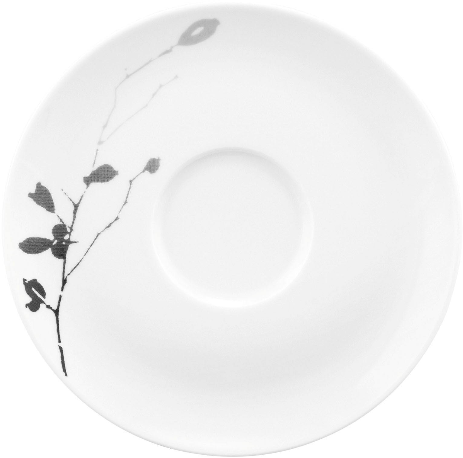Seltmann Weiden Untertasse Liberty - Dark Rose Hip, (1 St), Kombi-Untertasse groß 16,5 cm