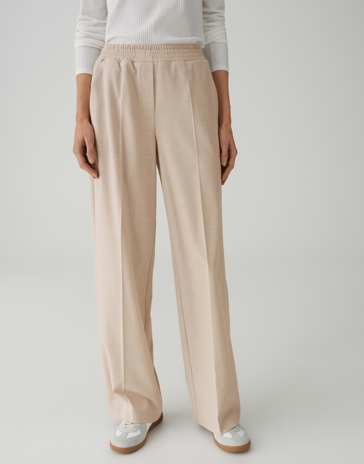 OPUS Stoffhose Marou bold mit doppeltem Komfortbund weiter, gerader Beinver günstig online kaufen