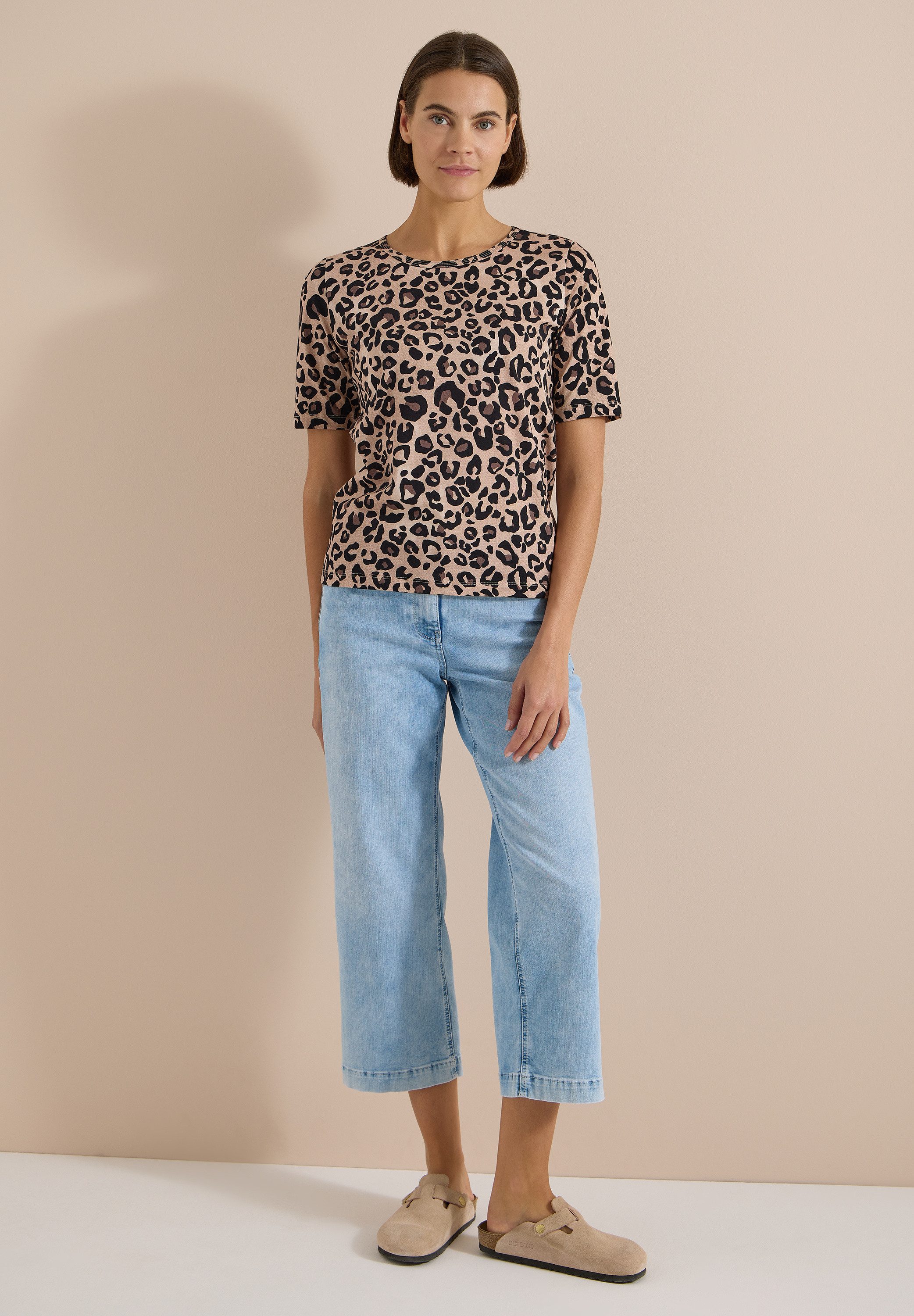 CECIL T-Shirt im Leo Design