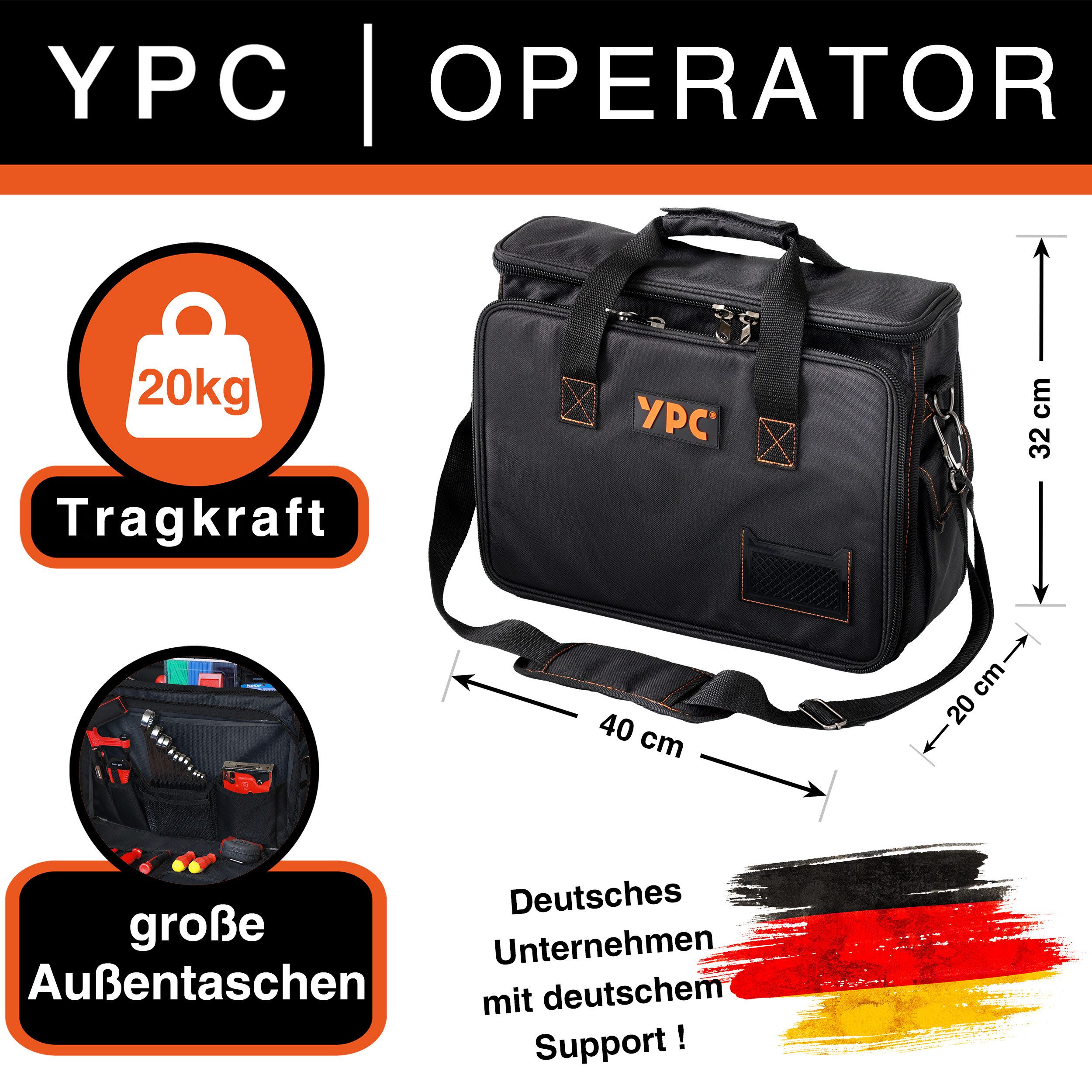 YPC Werkzeugtasche Werkzeugtasche XL, Umhängetasche