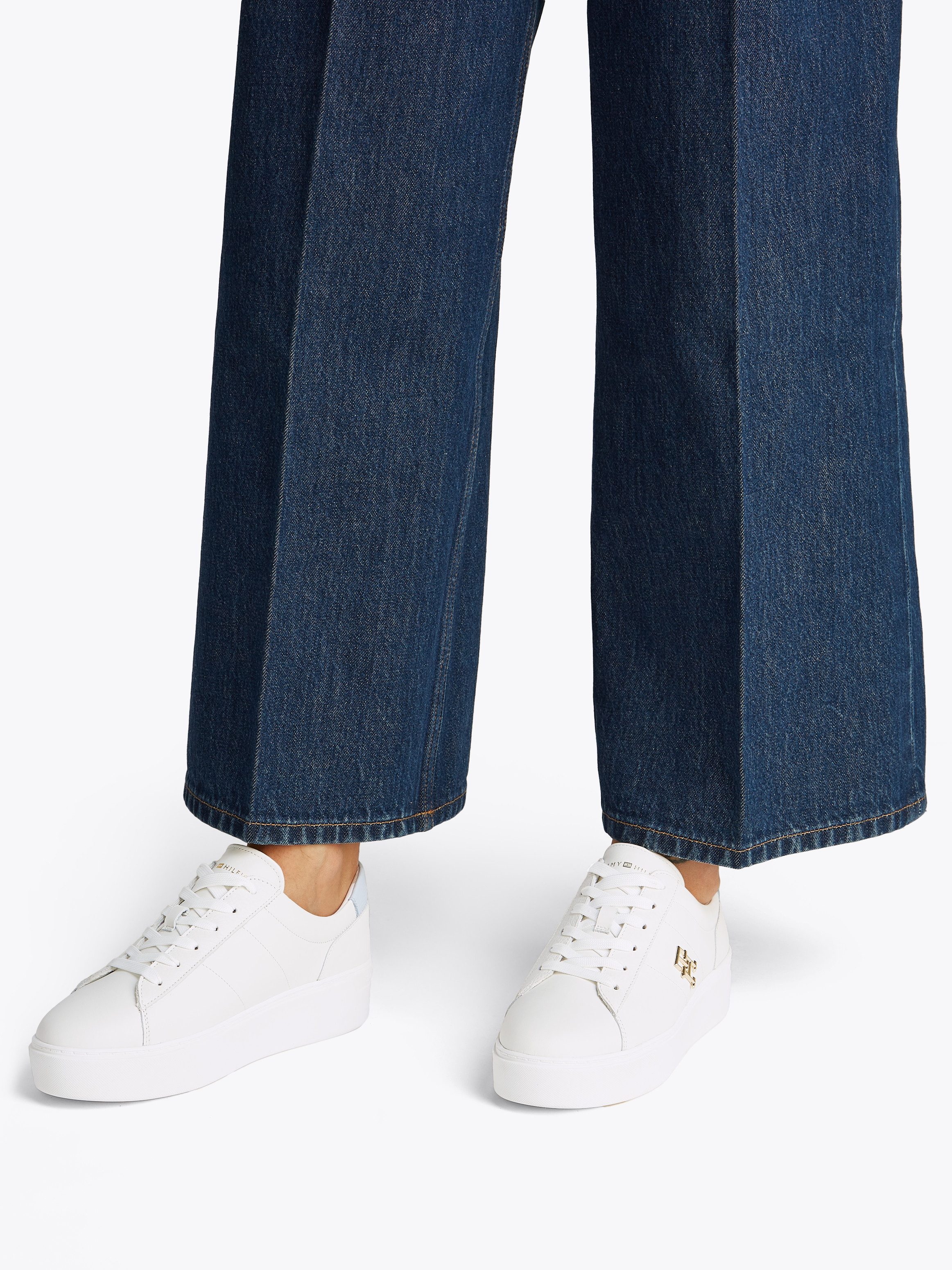 Tommy Hilfiger PLATFORM COURT SNEAKER Plateausneaker, Freizeitschuh, Halbsc günstig online kaufen