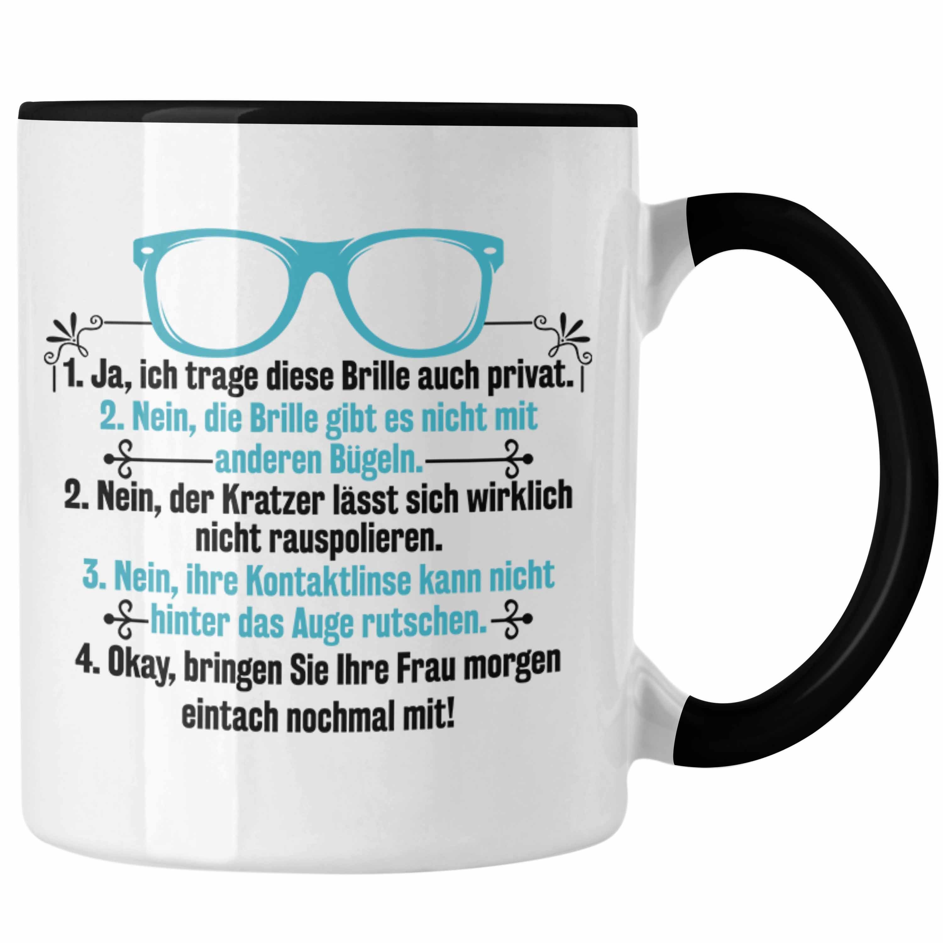 Tasse Trendation - Augenoptiker Tasse Geschenk Brillenverkäufer Lustiger Spr